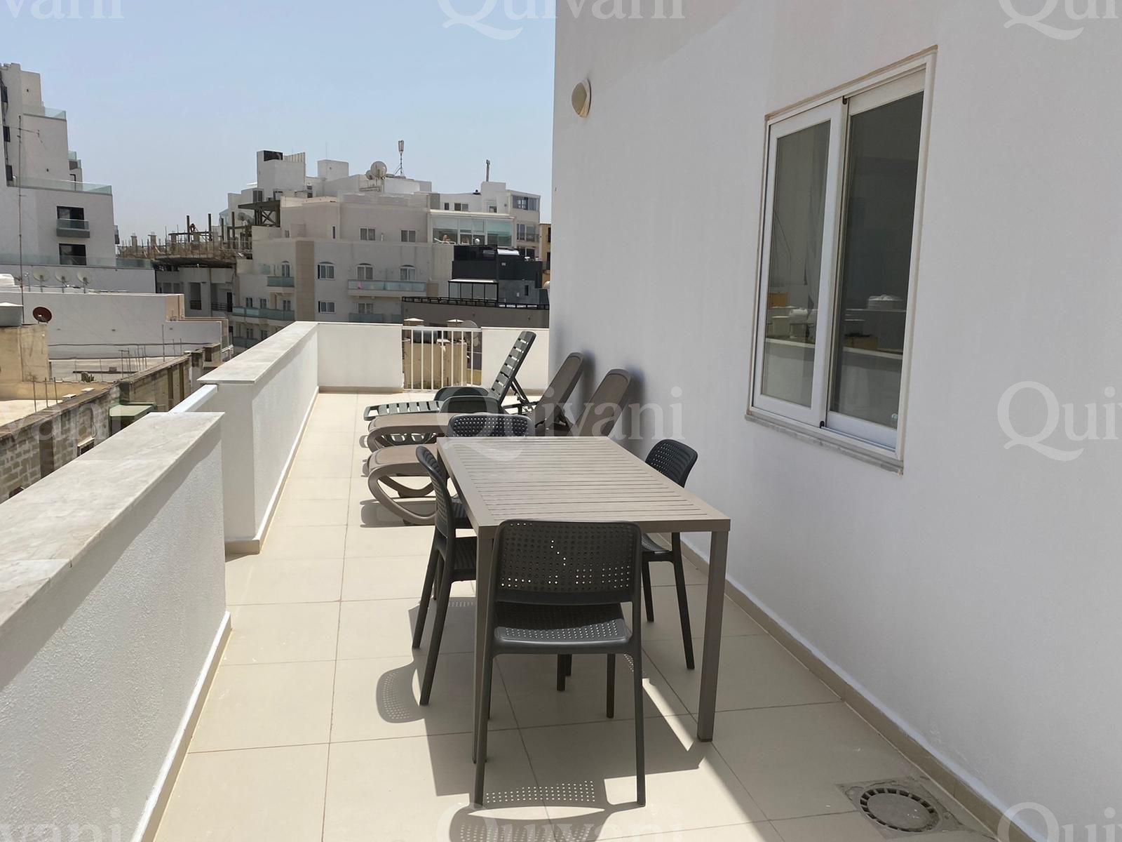 Gzira, Furnished Penthouse