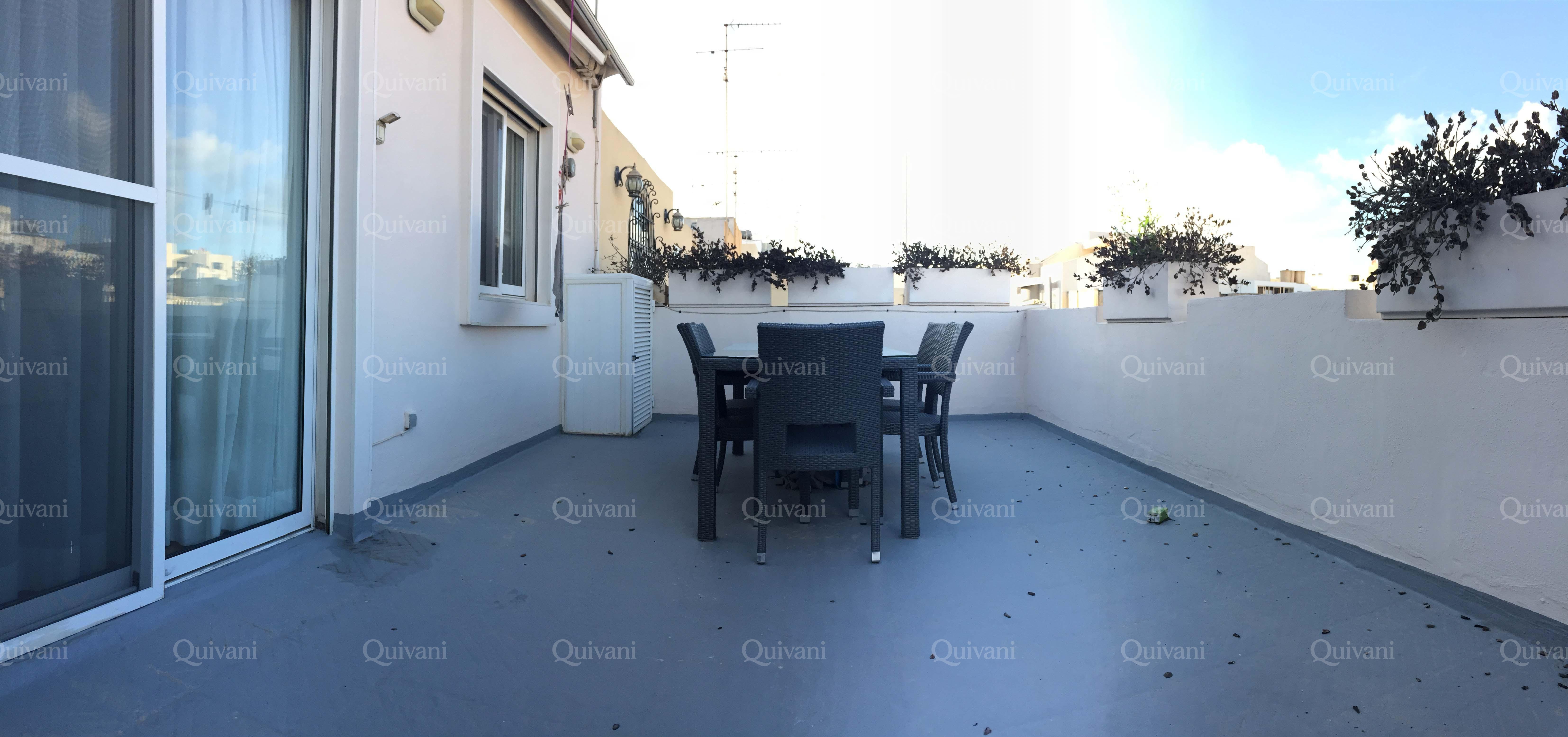 Swieqi, Furnished Duplex Penthouse