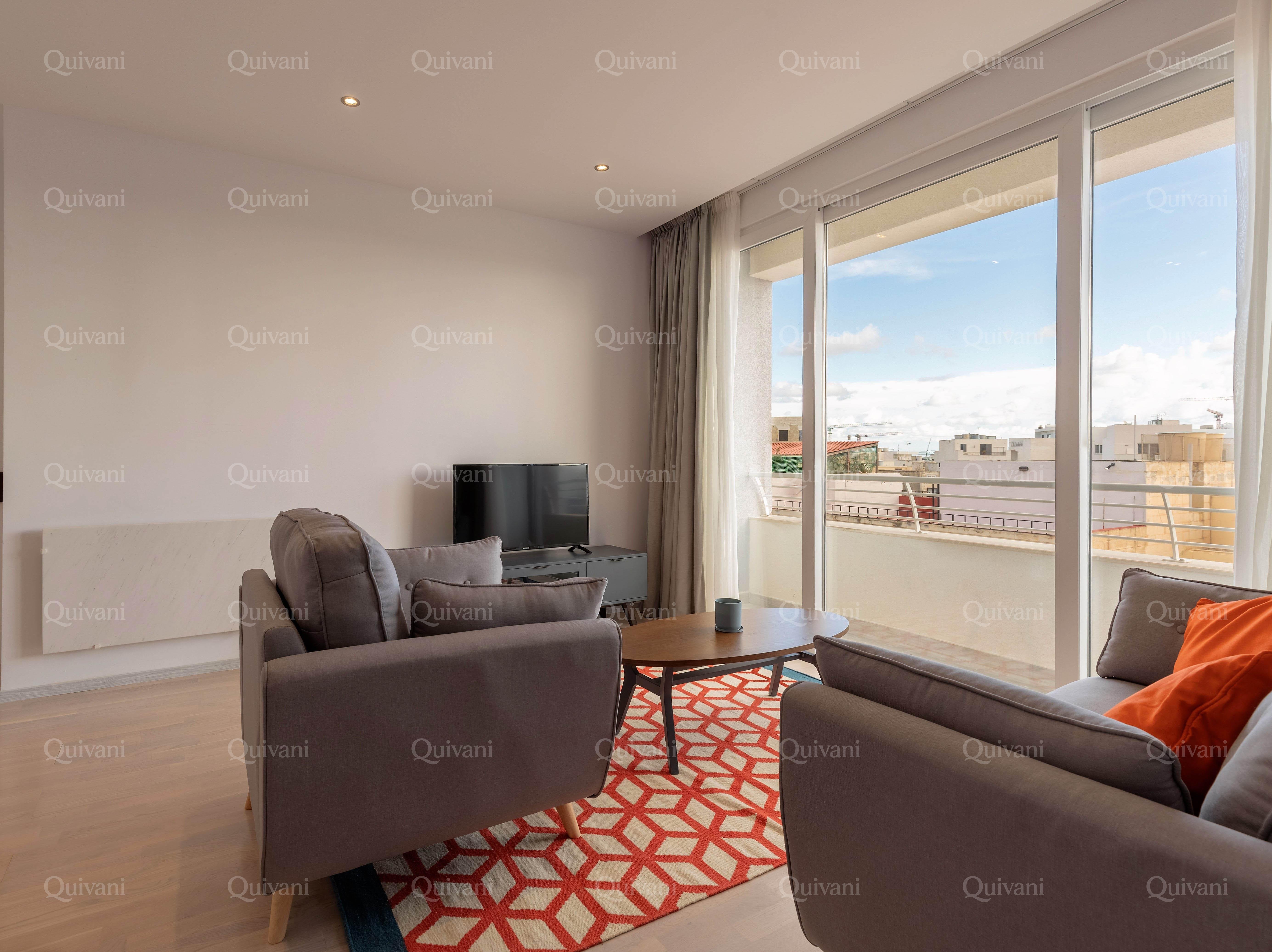 Swieqi, Furnished Duplex Penthouse