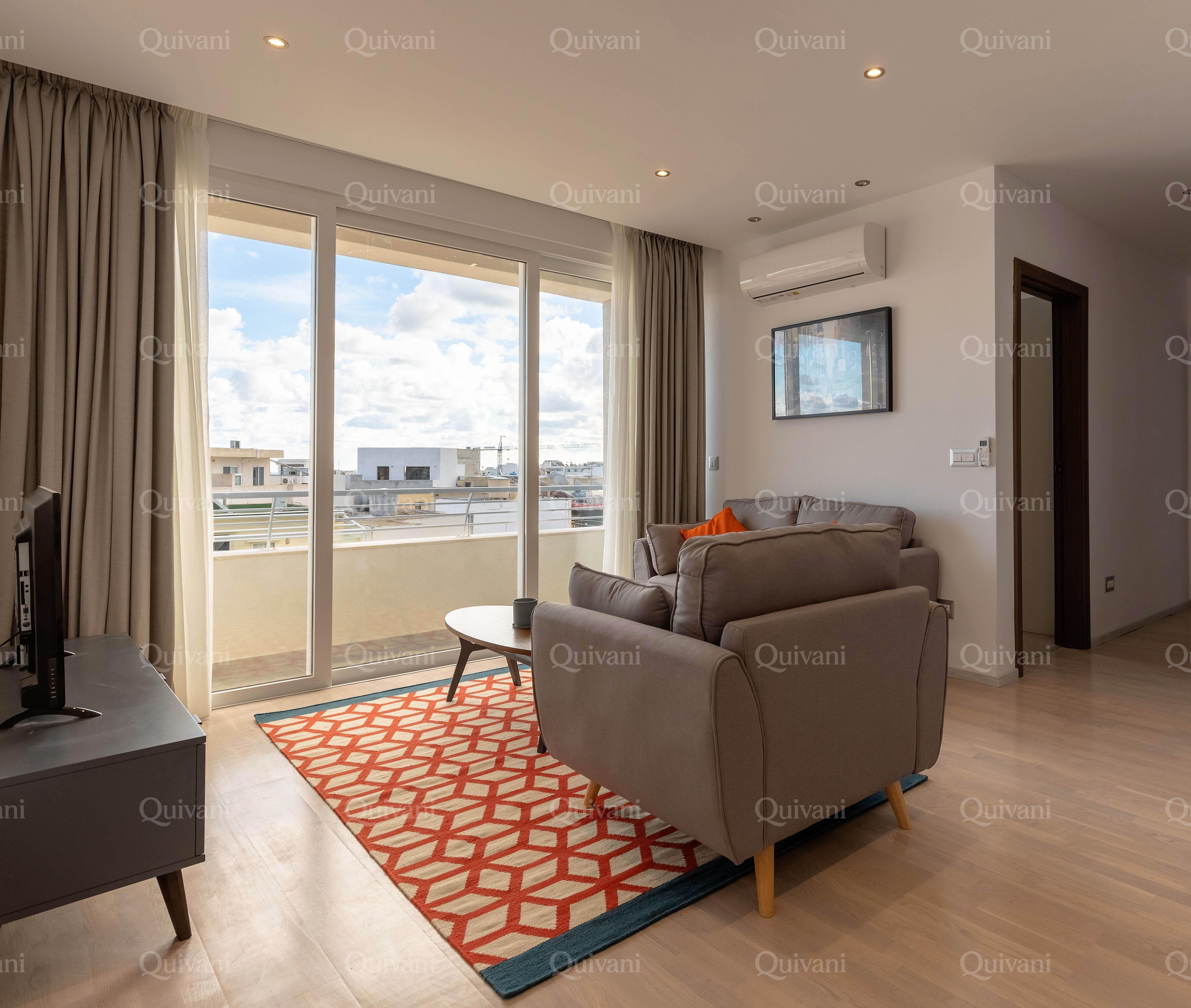Swieqi, Furnished Duplex Penthouse
