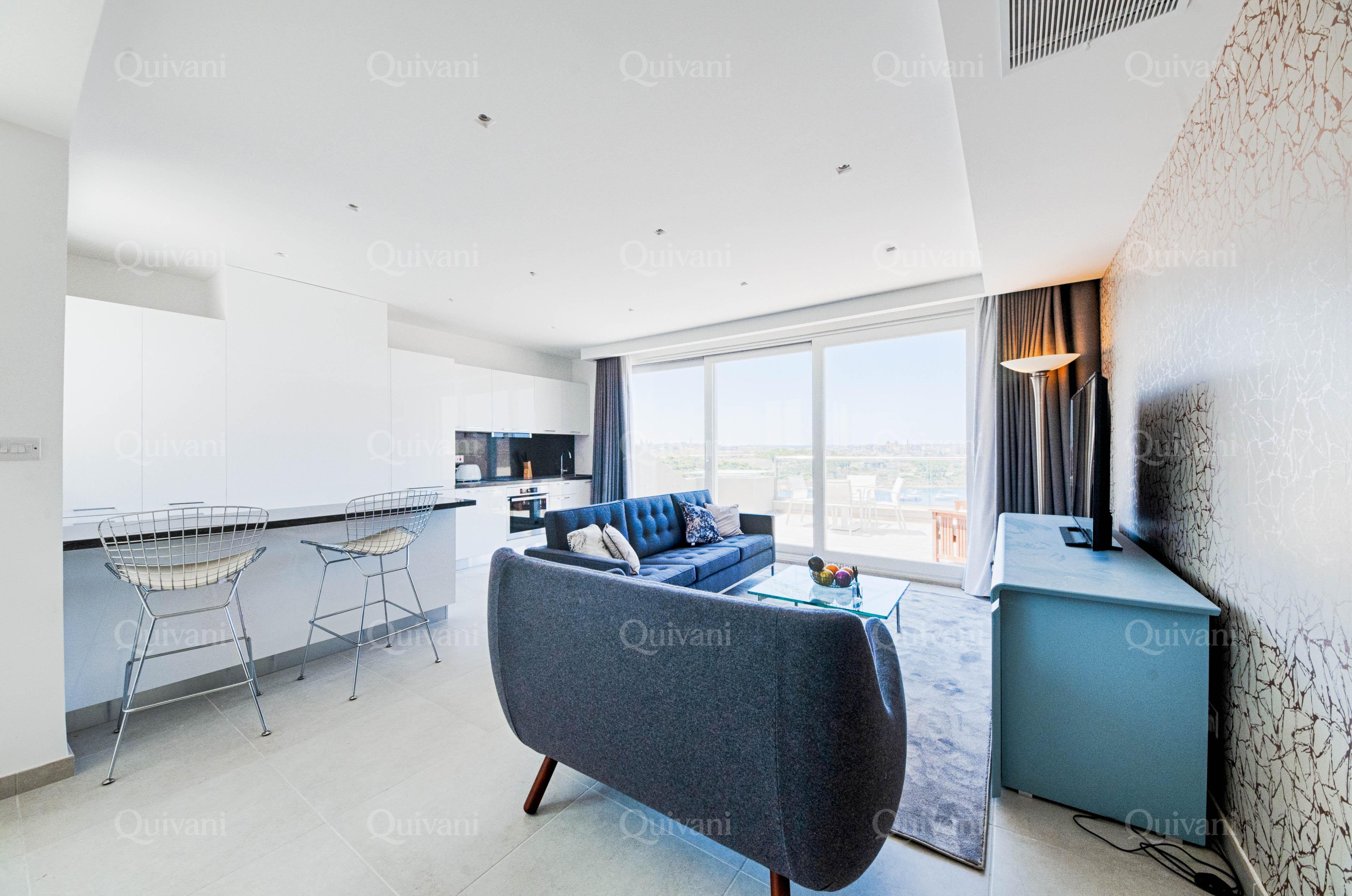 Sliema, Furnished Duplex Penthouse
