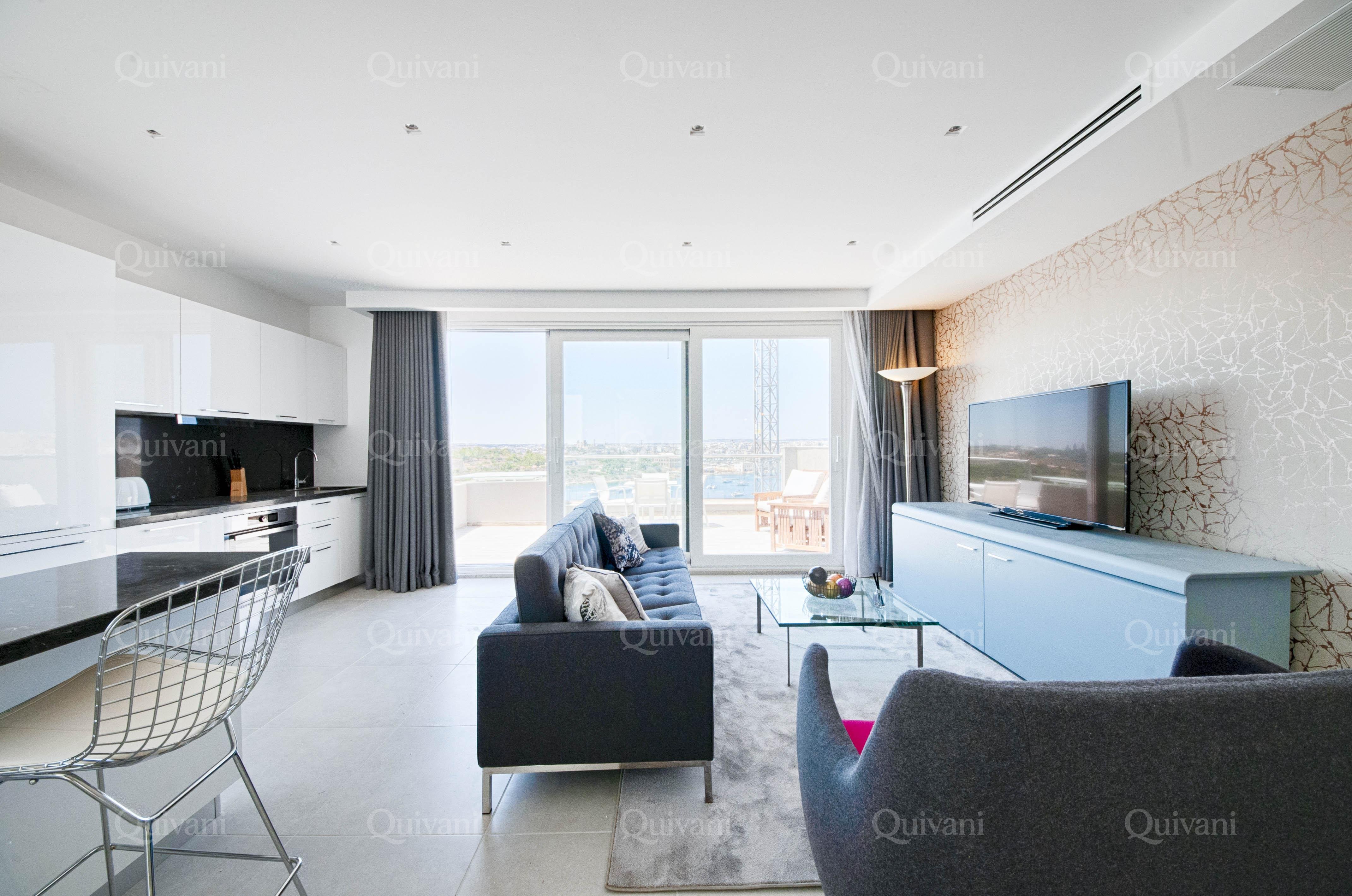 Sliema, Furnished Duplex Penthouse
