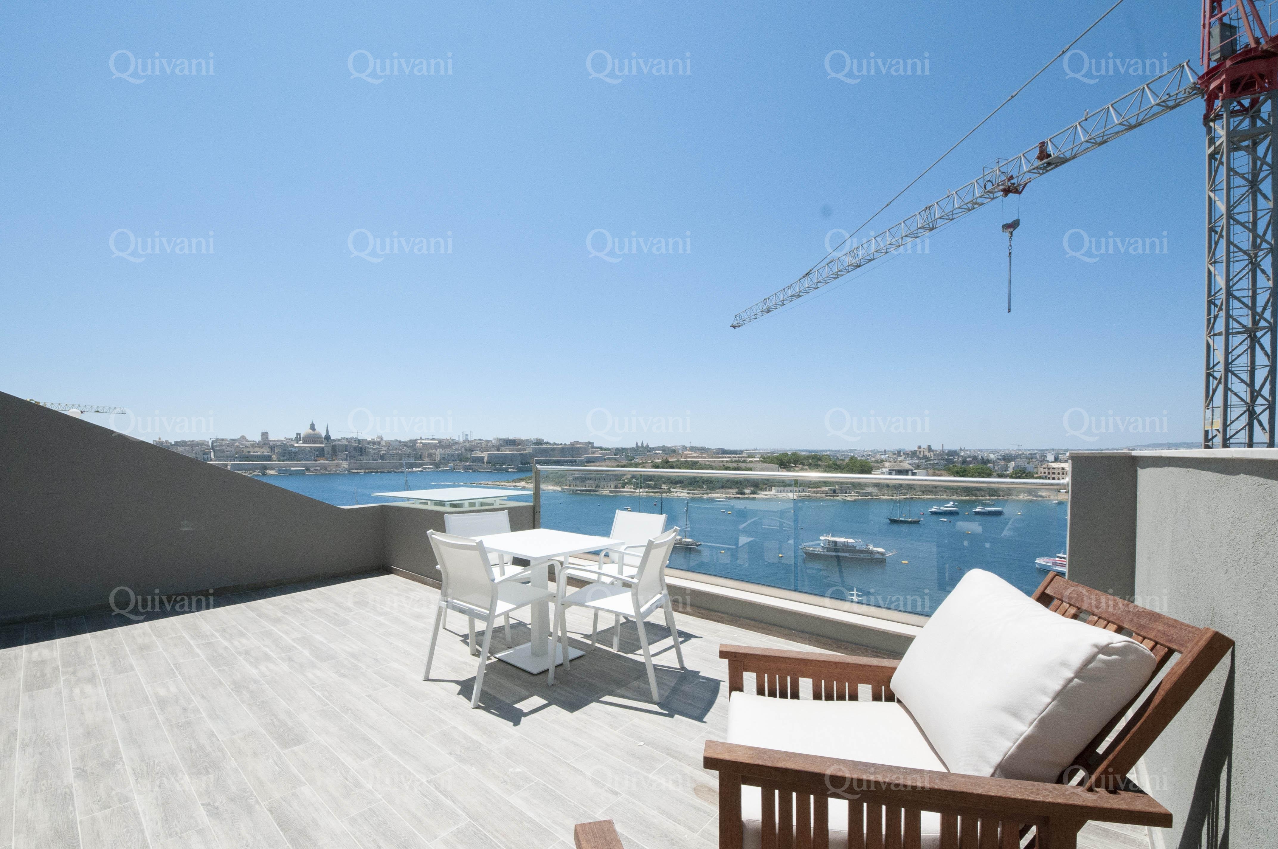 Sliema, Furnished Duplex Penthouse