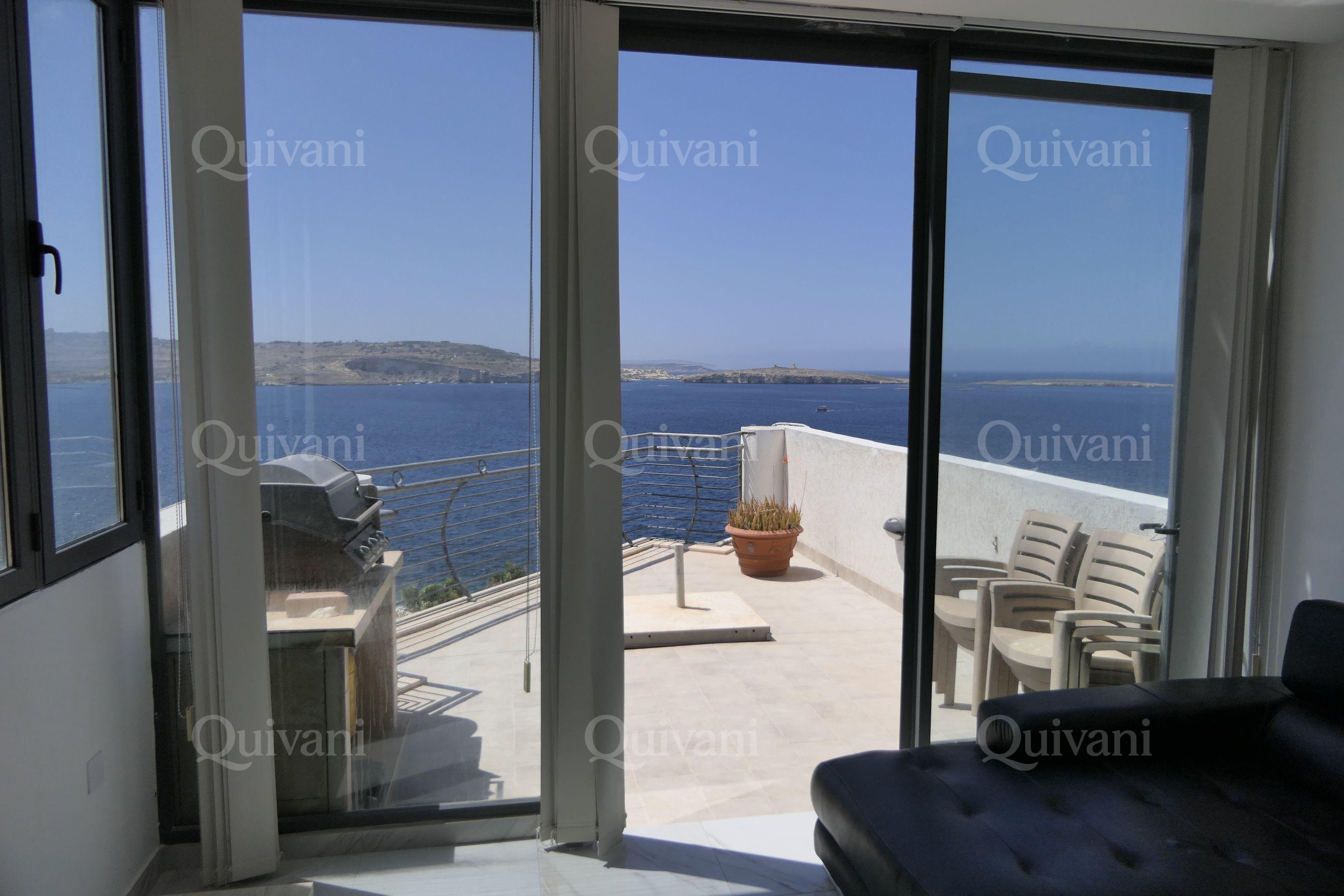 Bugibba, Furnished Penthouse