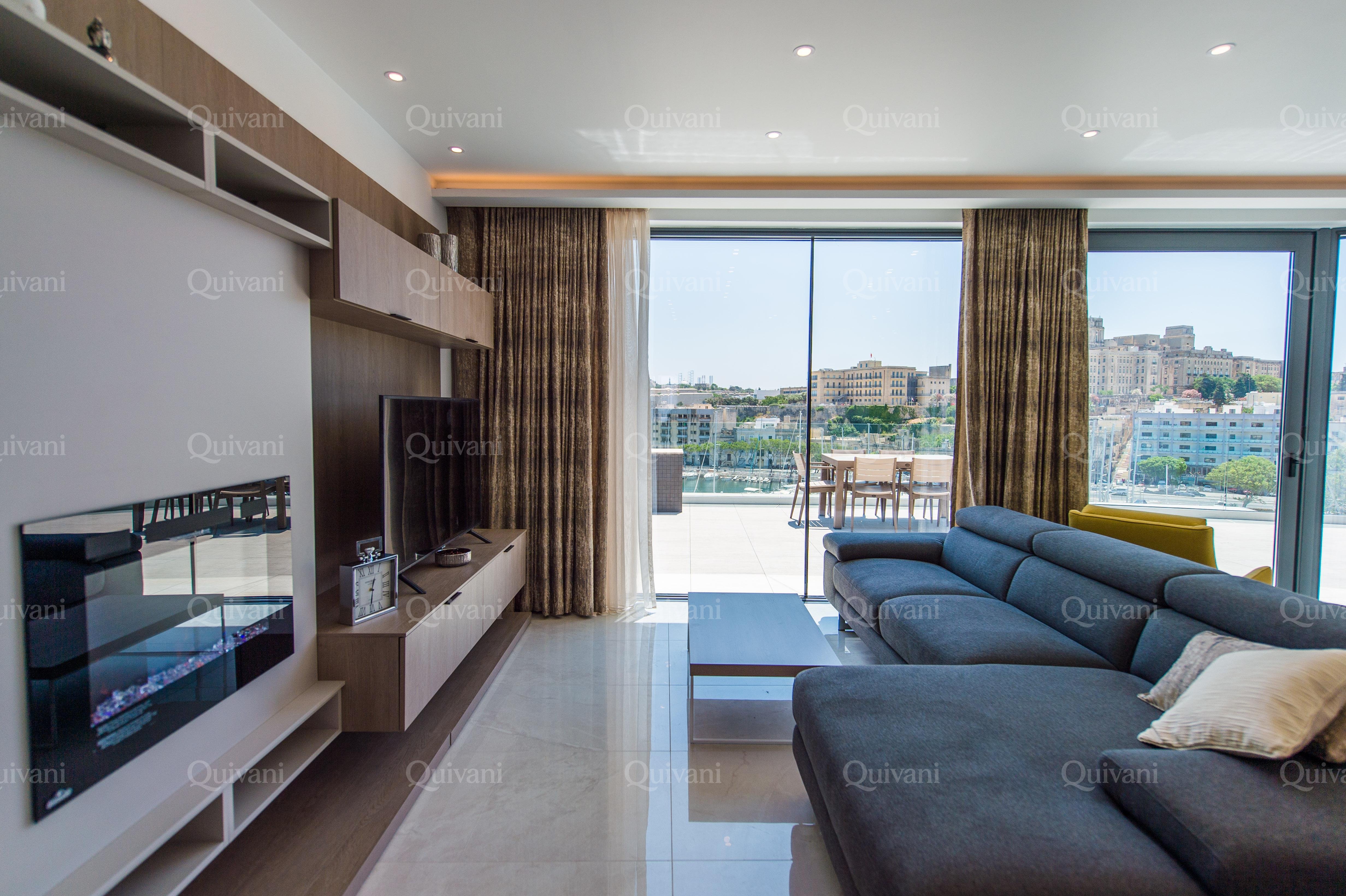 Ta'' Xbiex, Furnished Penthouse