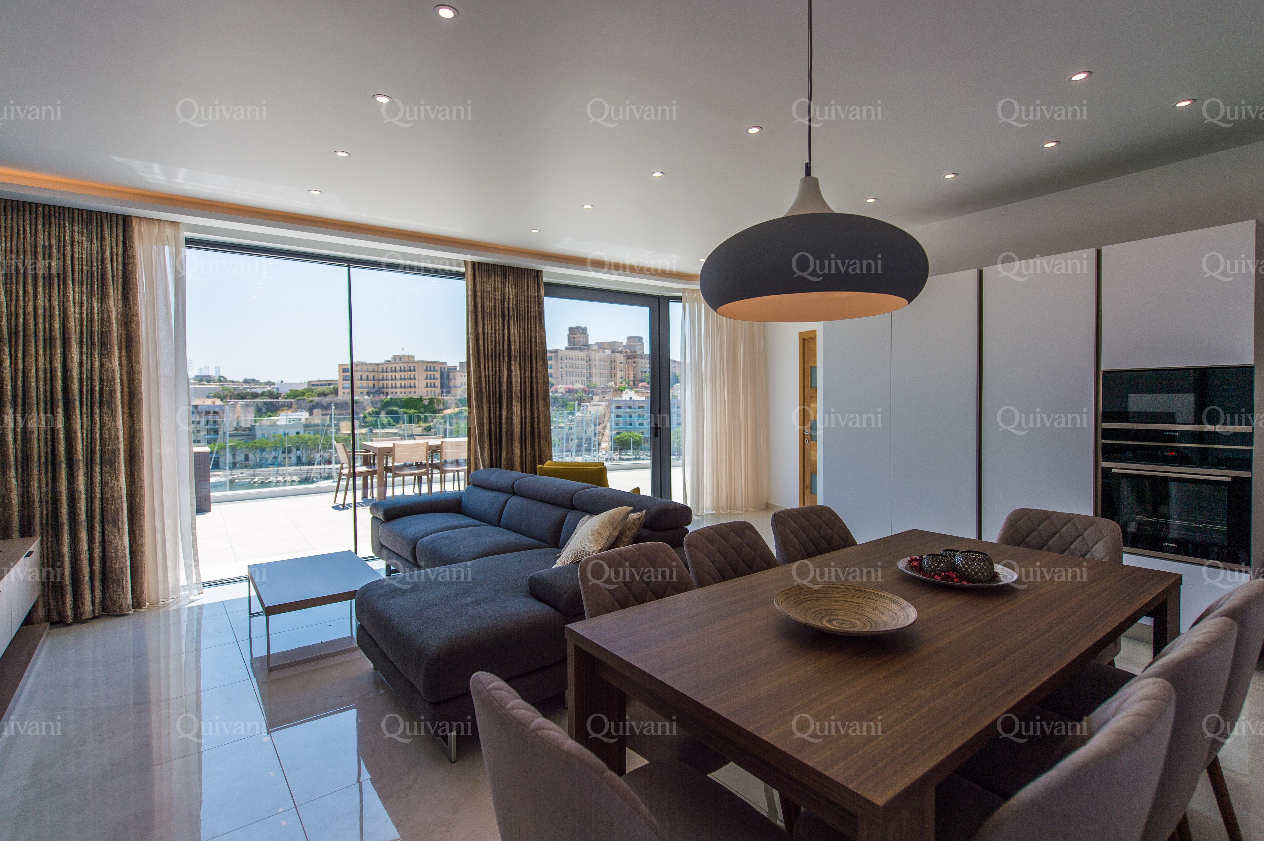 Ta'' Xbiex, Furnished Penthouse