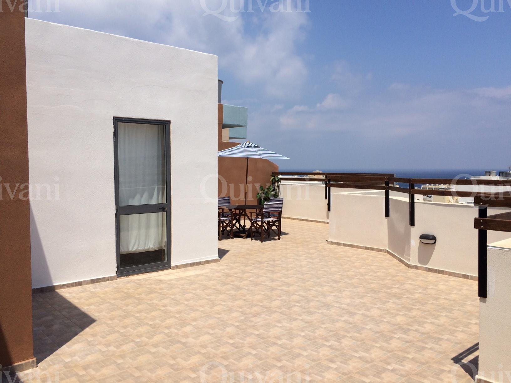Qawra, Furnished Penthouse