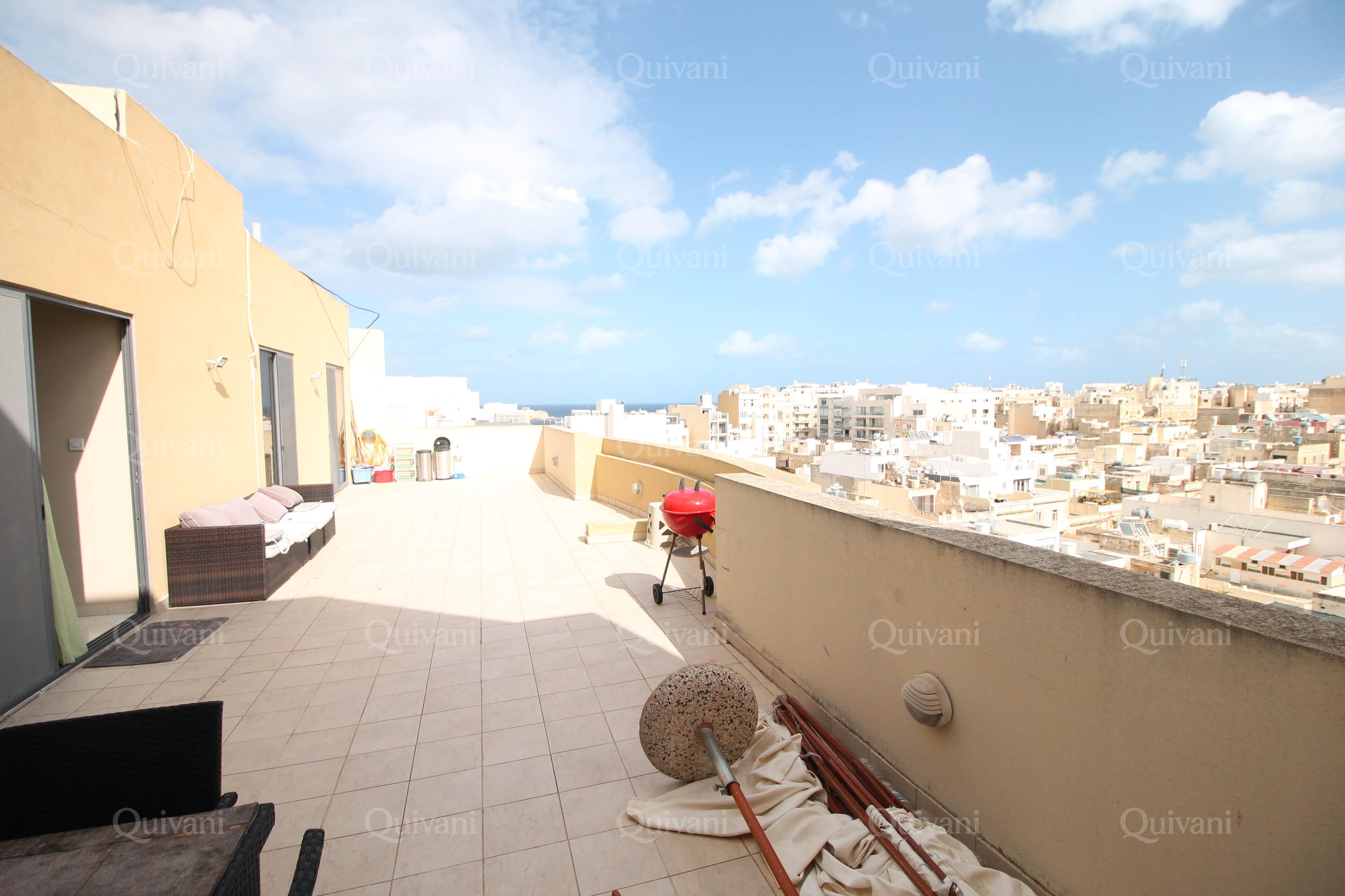 Sliema, Furnished Penthouse