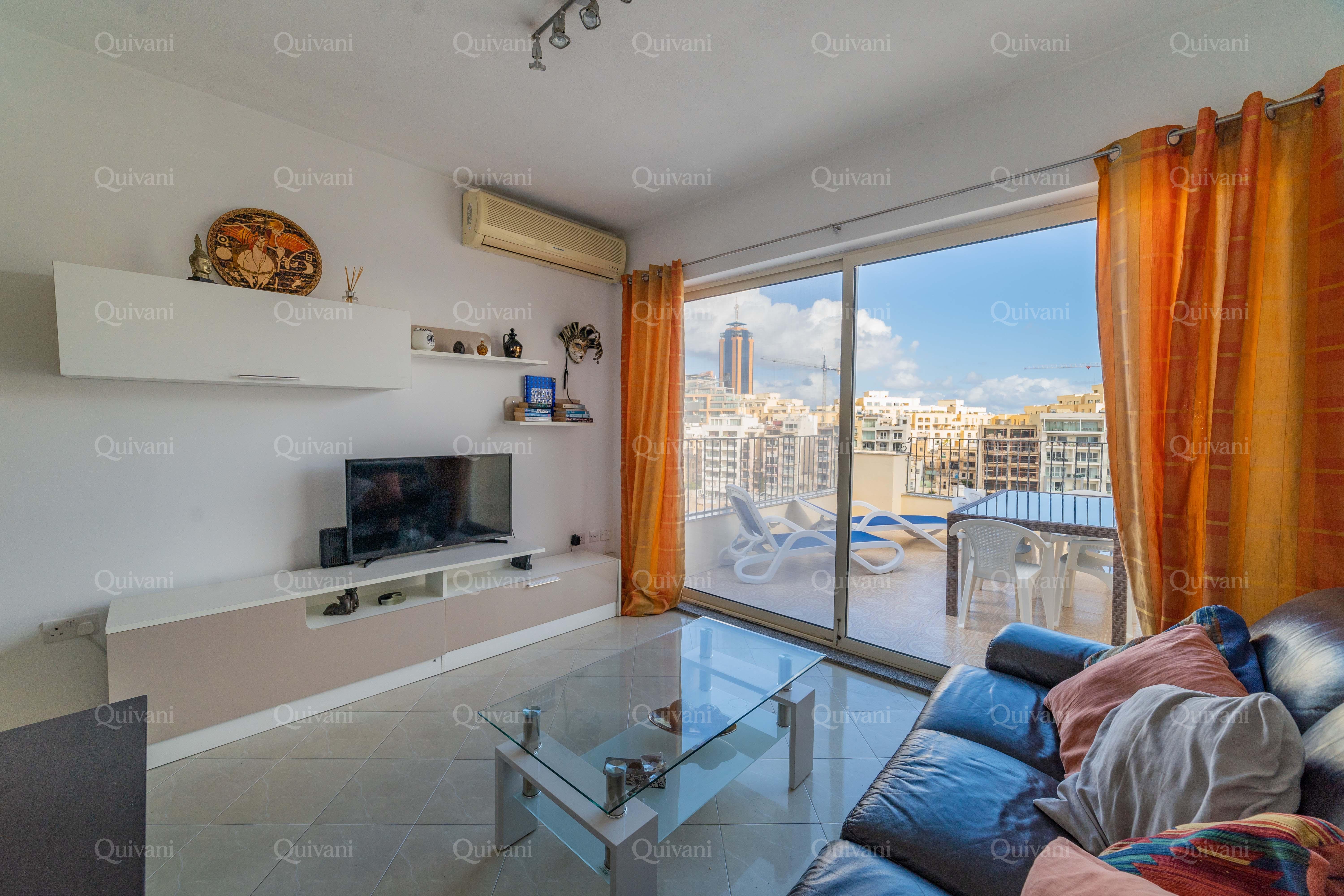 St Julians, Furnished Penthouse