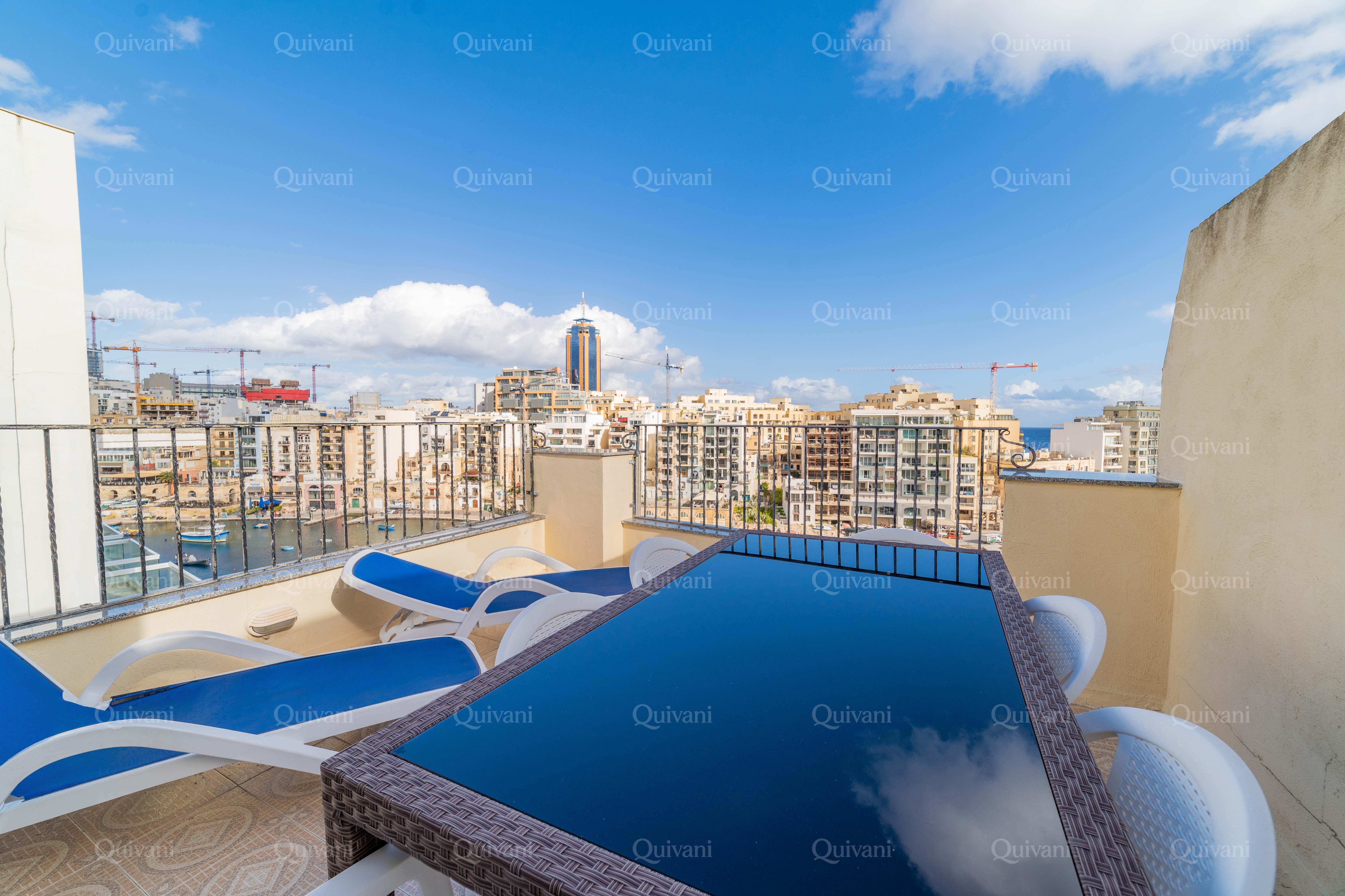 St Julians, Furnished Penthouse