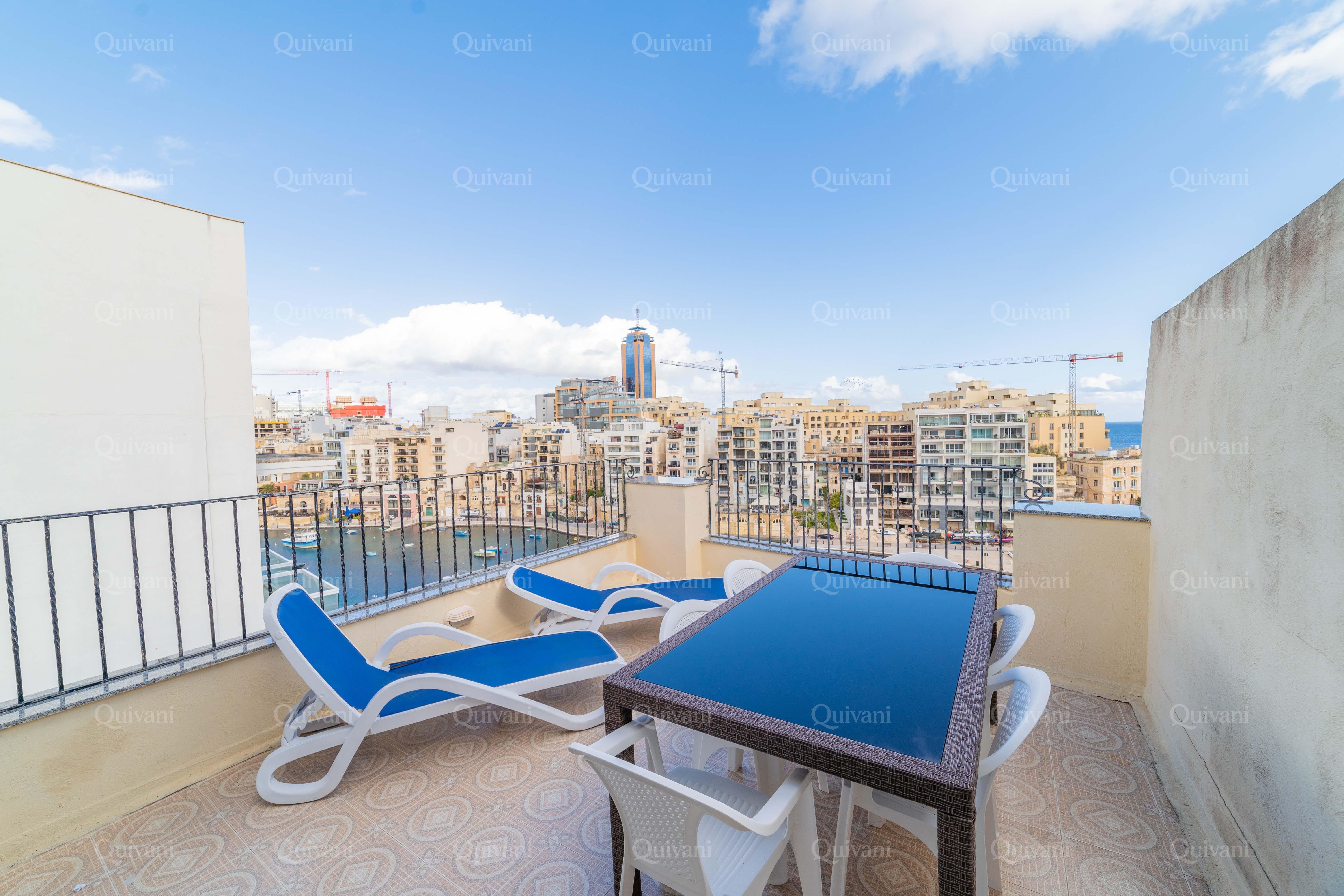 St Julians, Furnished Penthouse