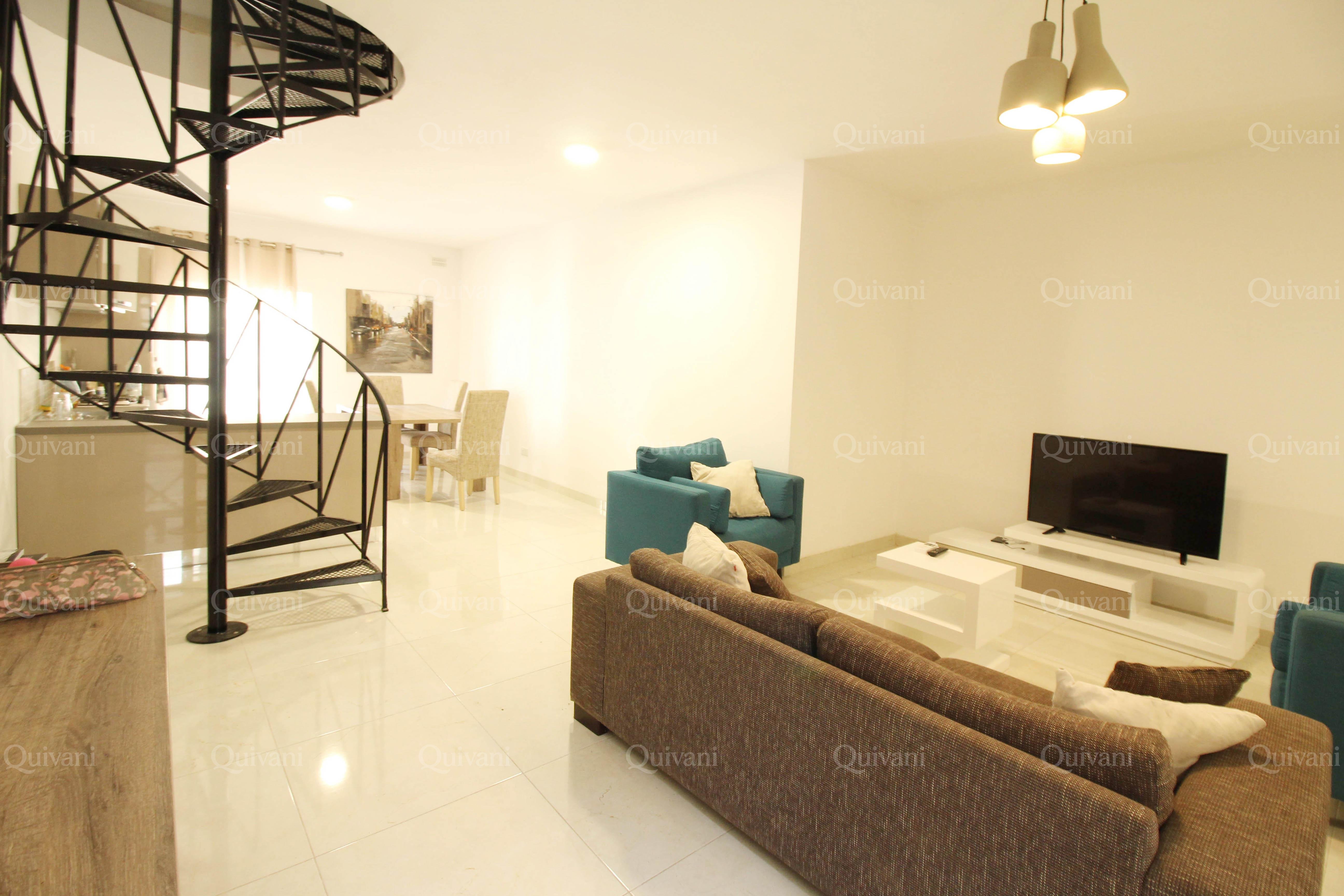 Gzira, Furnished Duplex Apartment