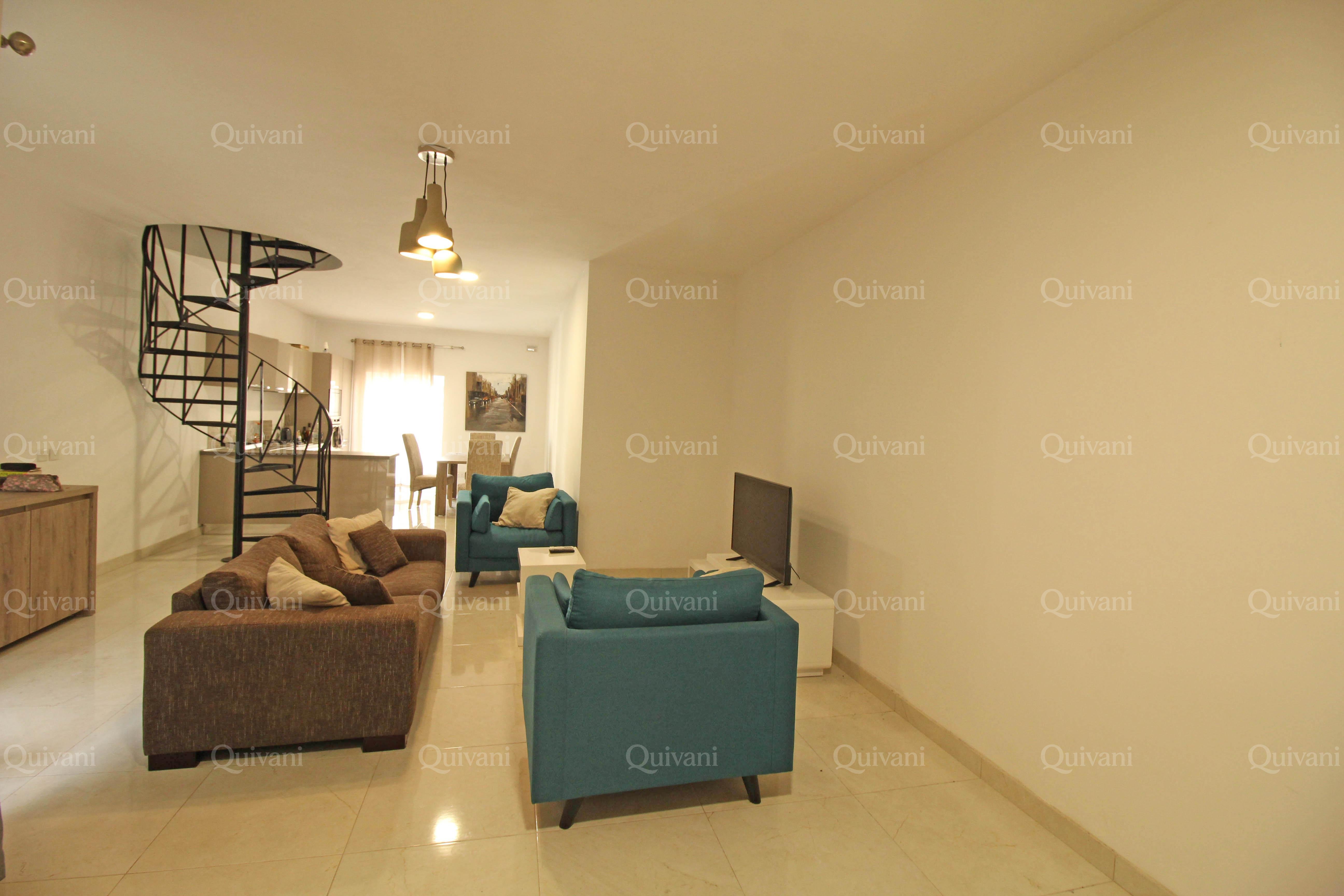 Gzira, Furnished Duplex Apartment