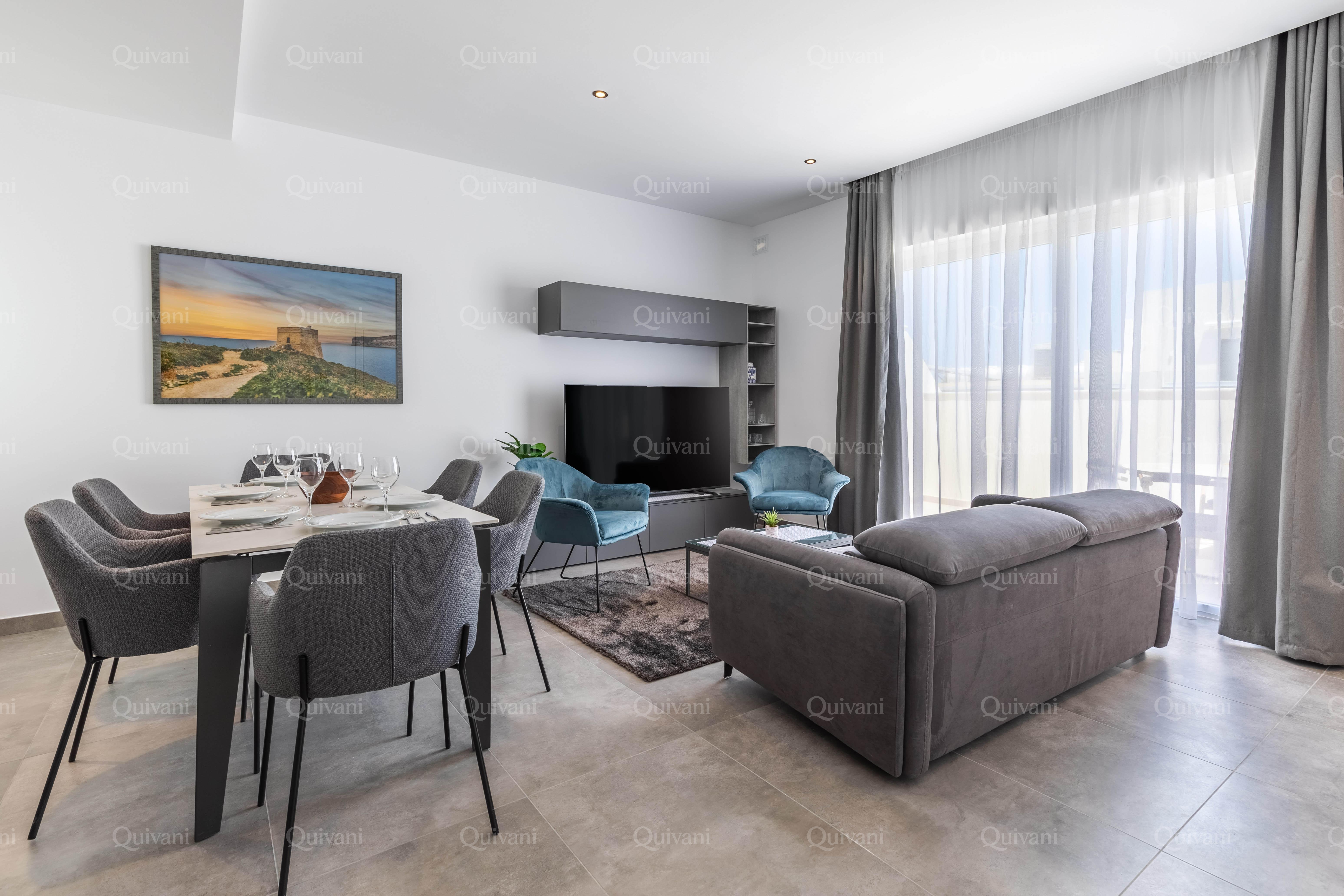 St Julians, Furnished Penthouse