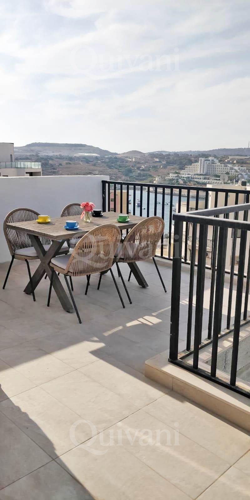 Qawra, Furnished Penthouse