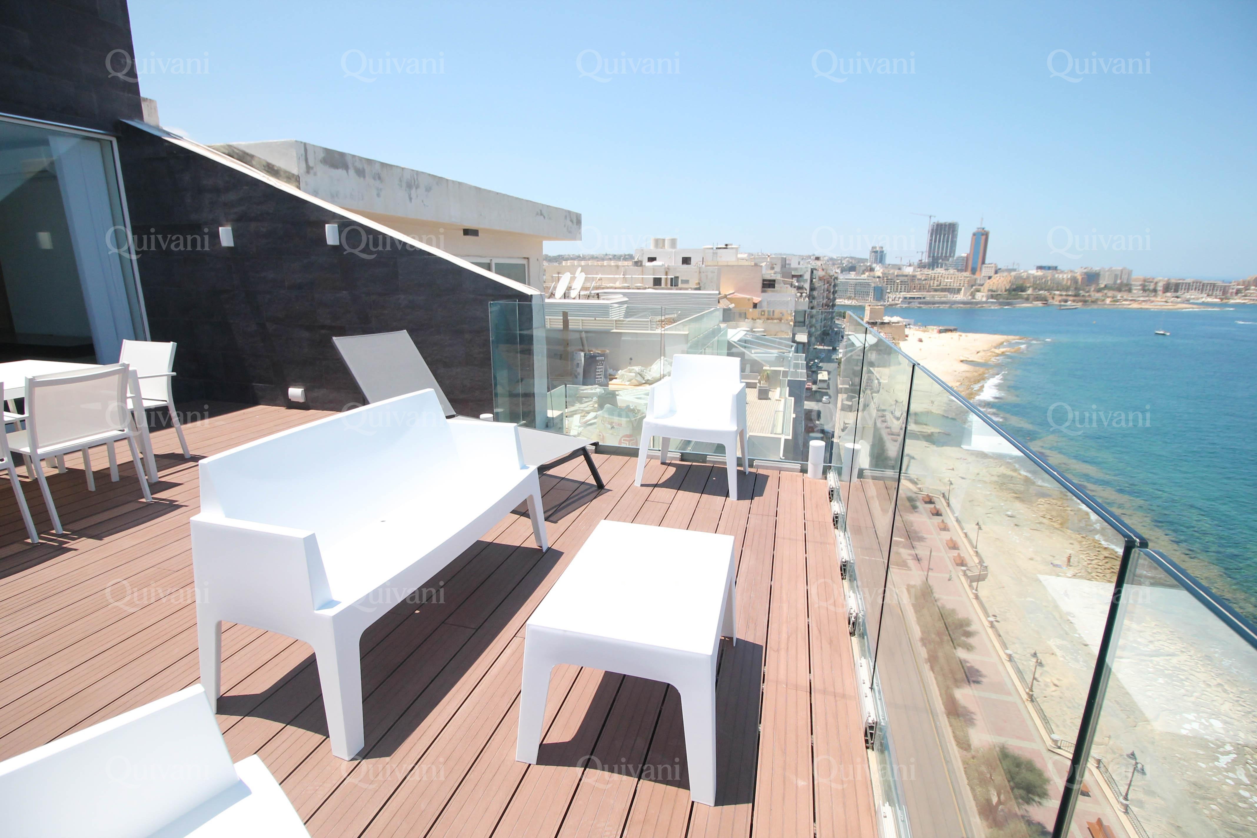Sliema, Furnished Duplex Penthouse