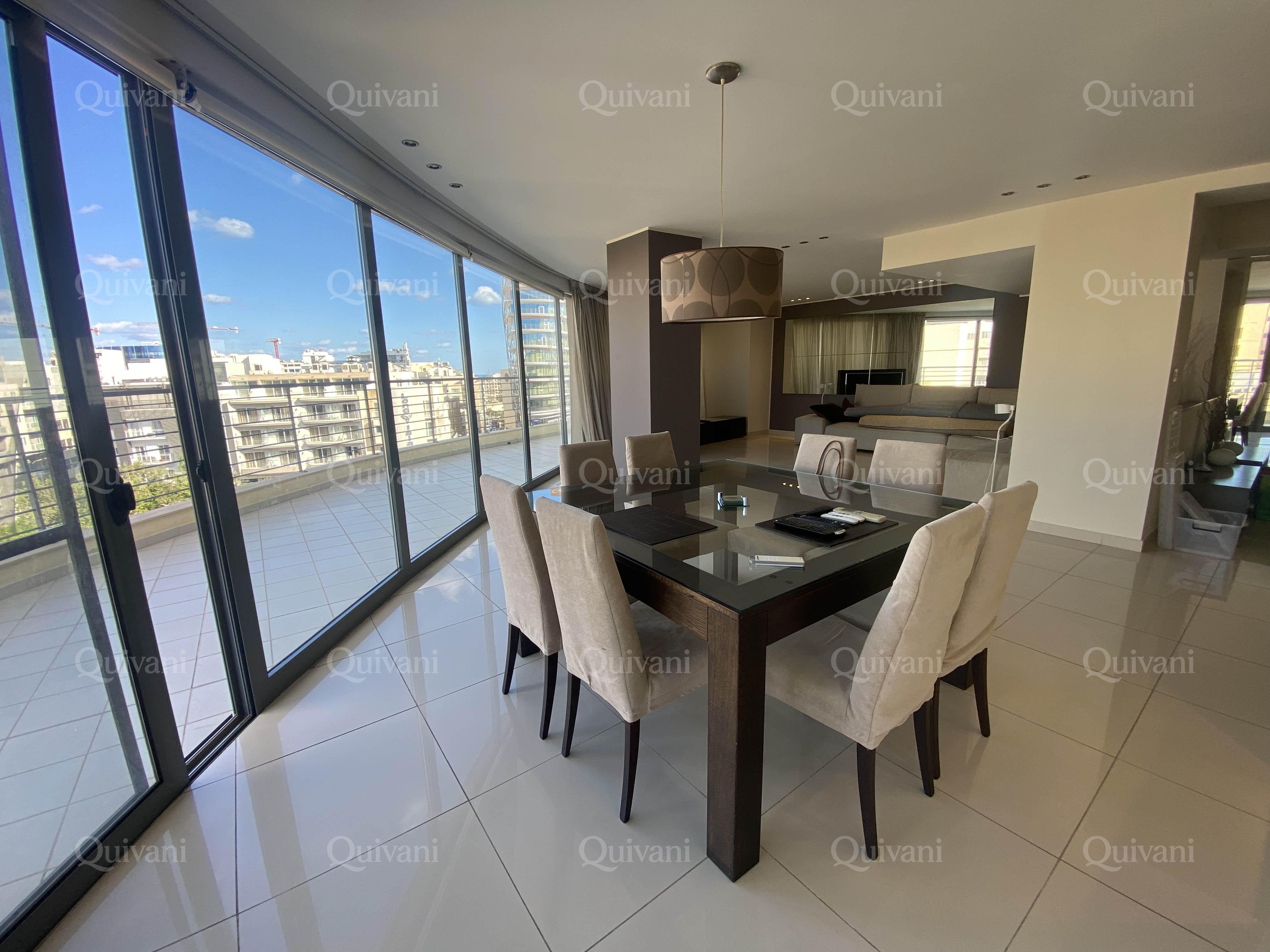 Portomaso, Furnished Penthouse