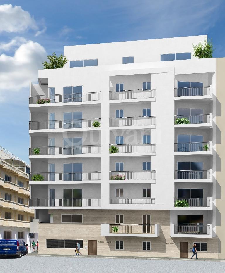 Bugibba, Finished Top Floor Apartment