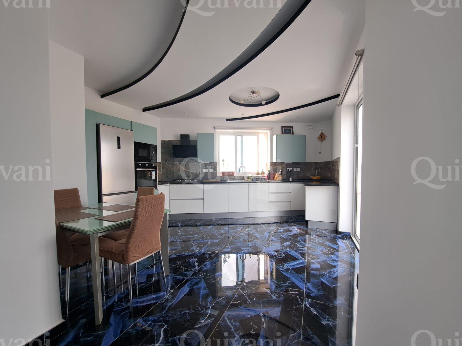 Qawra, Furnished Penthouse + Airspace
