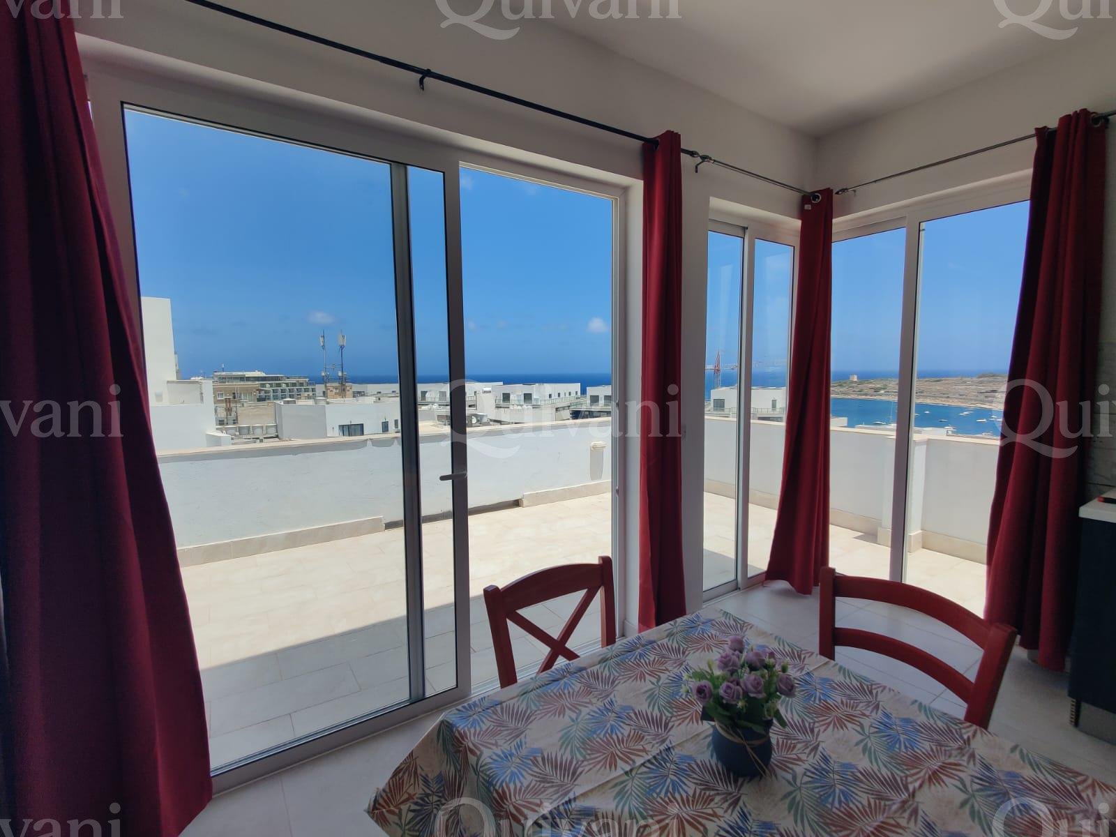 Qawra, Furnished Penthouse