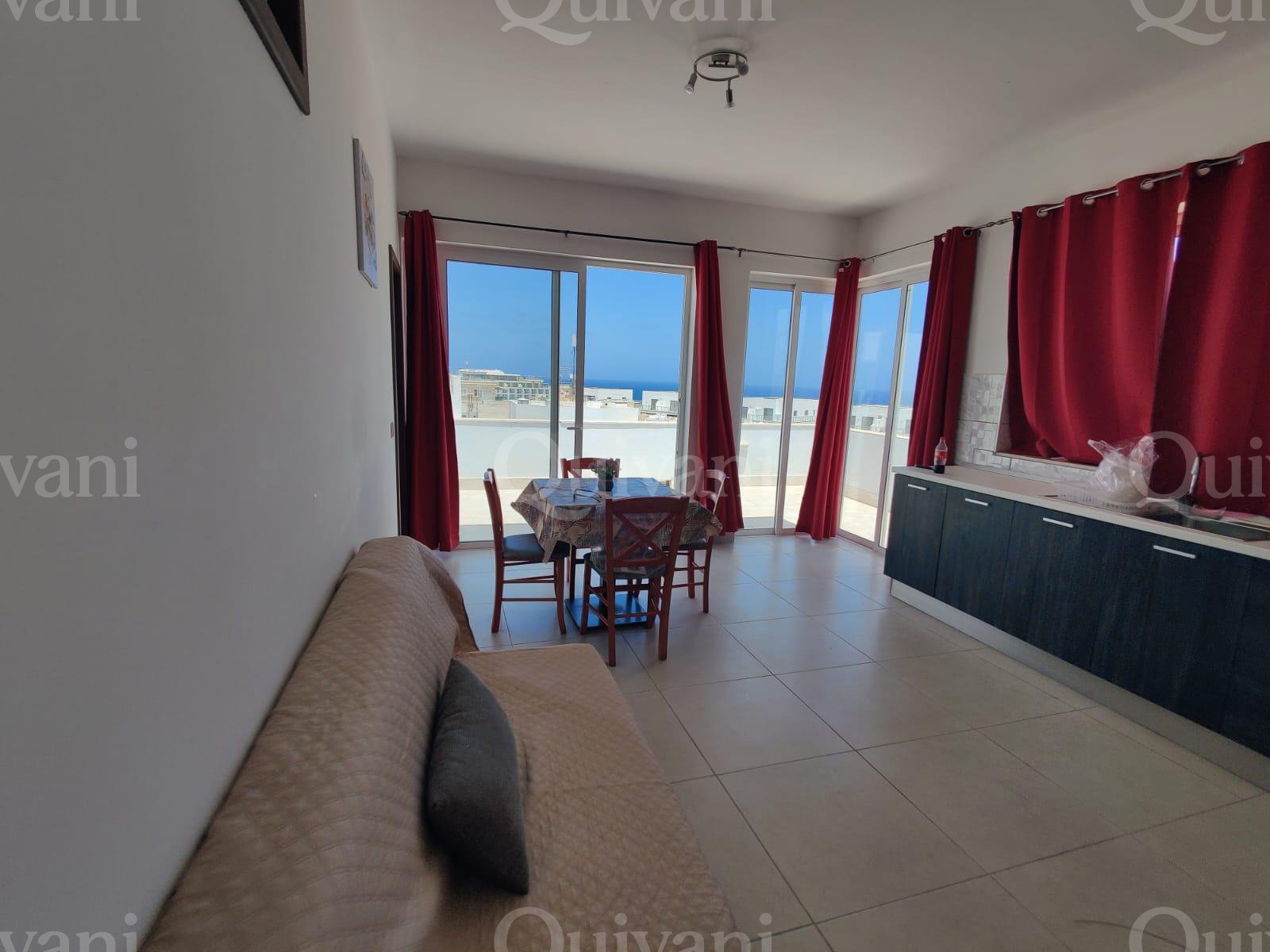 Qawra, Furnished Penthouse