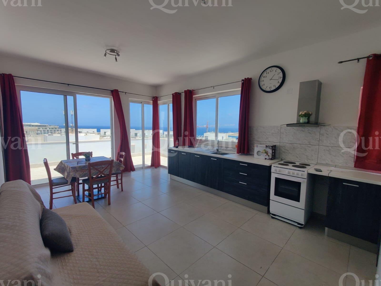Qawra, Furnished Penthouse