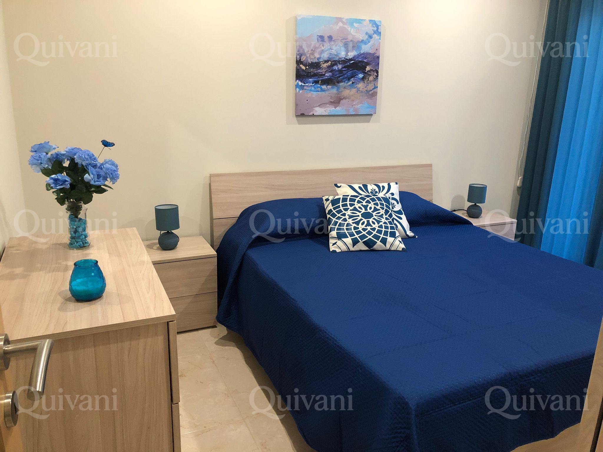Qawra, Furnished Ground Floor Apartment