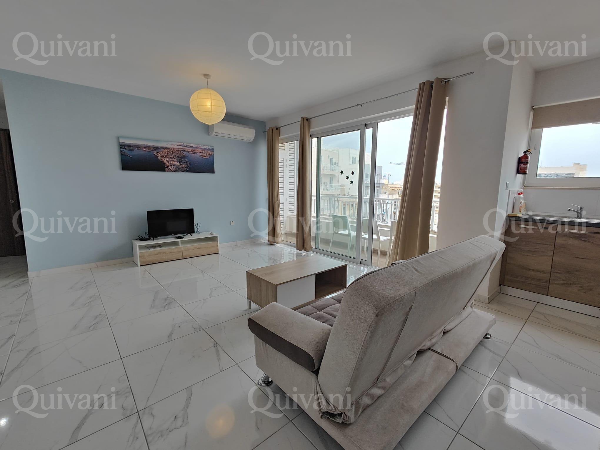 Qawra, Furnished Apartment