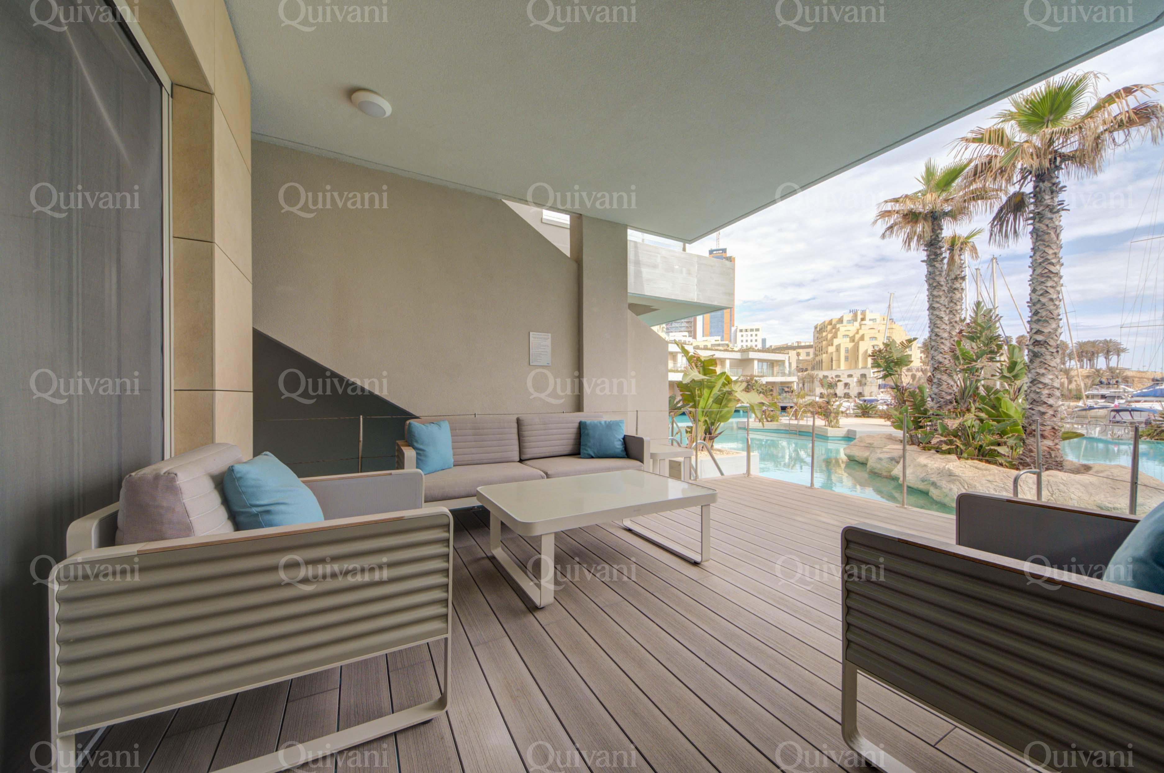 Portomaso Laguna, Furnished Apartment