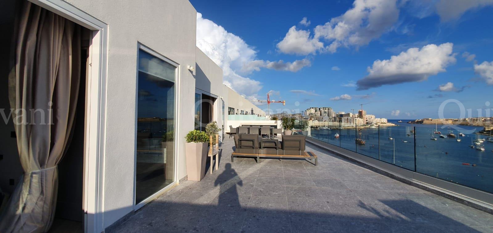 Sliema, Furnished Penthouse