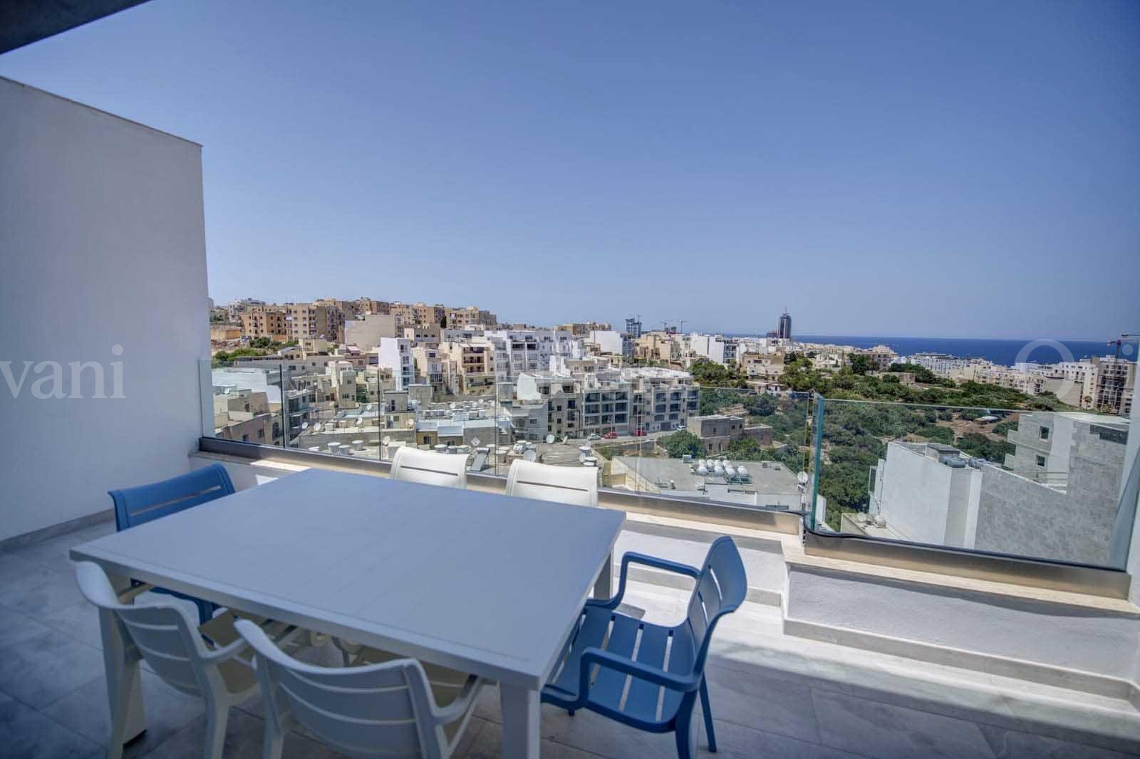 St Julians, Furnished Penthouse