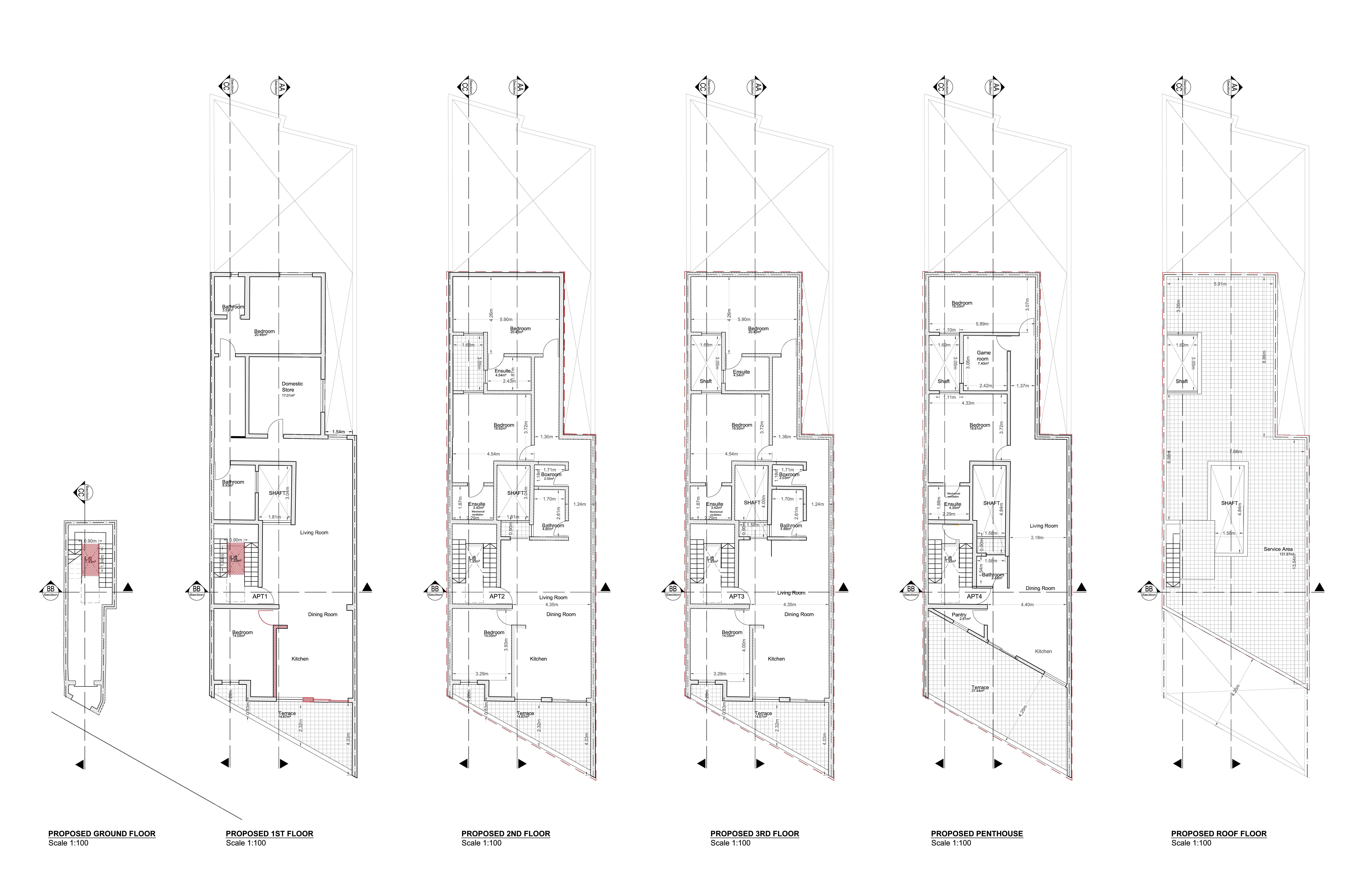 Fgura, Shell form Penthouse
