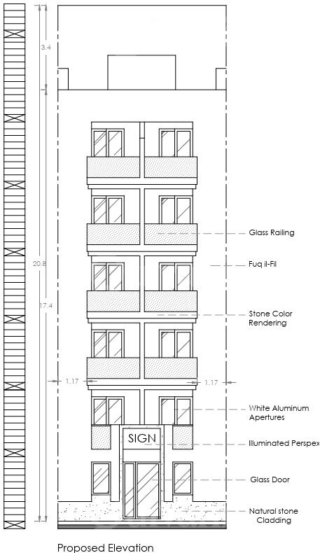 Townhouse with permits for a guesthouse
