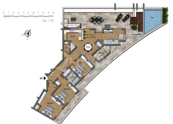 Luxury Penthouse in Prime Central Location