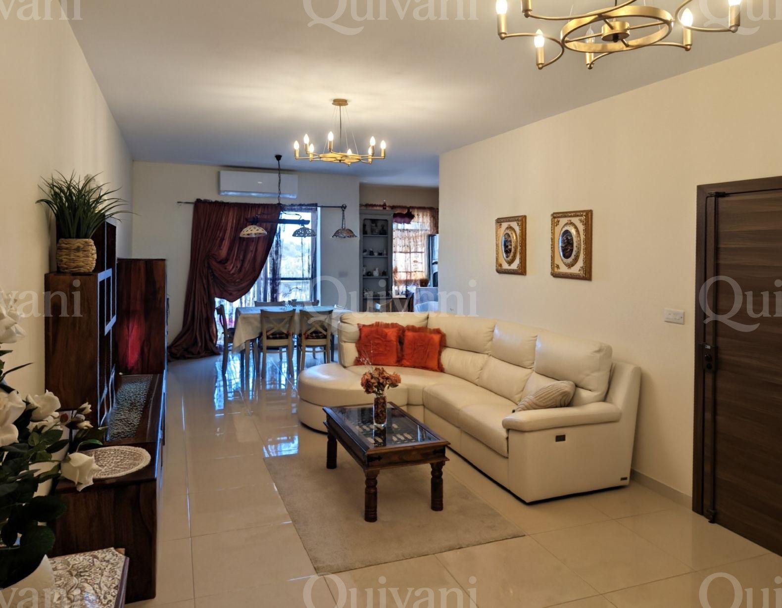 Sunny 3 Bed, 2 Bath 164SQ/M Apartment with Study in Quiet Neighborhood