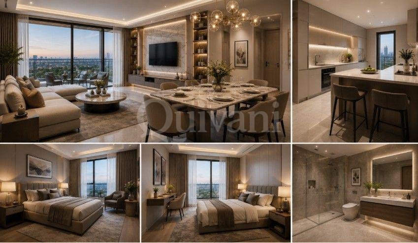 ORA Residence - Luxury 2 Bedroom 2 Bathroom Apartment