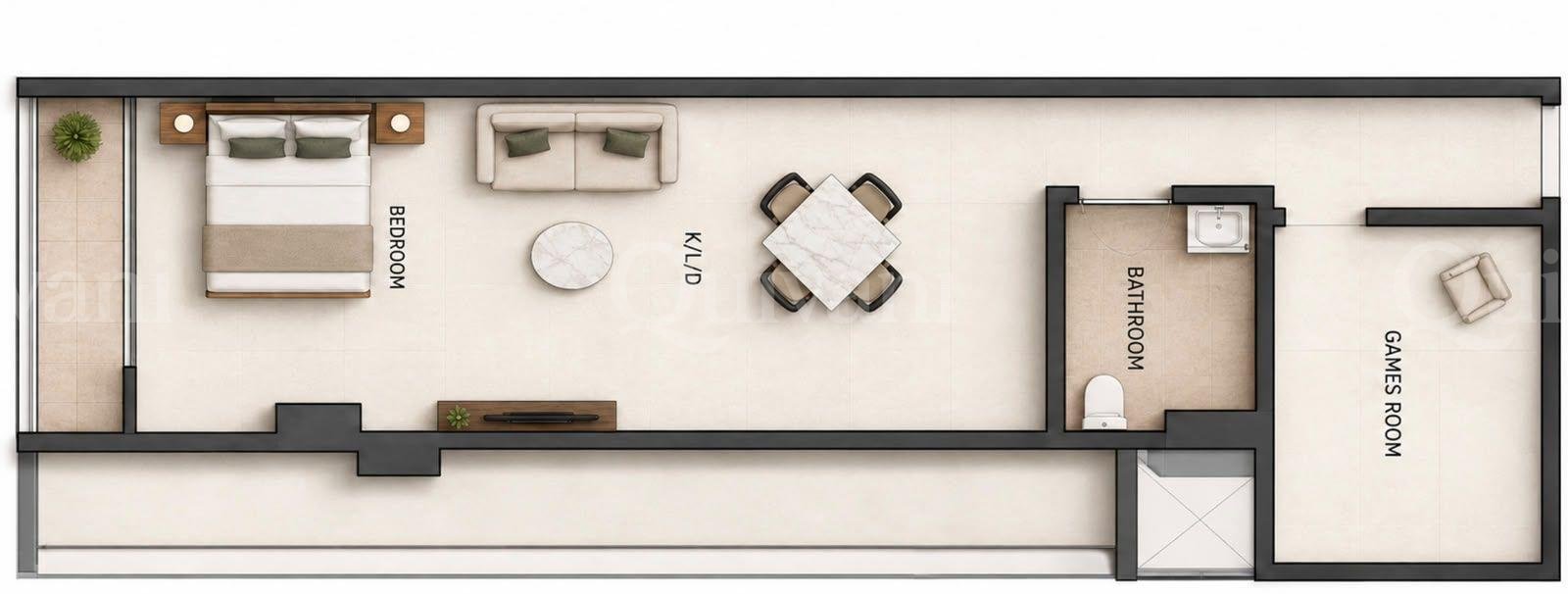 Studio Apartment