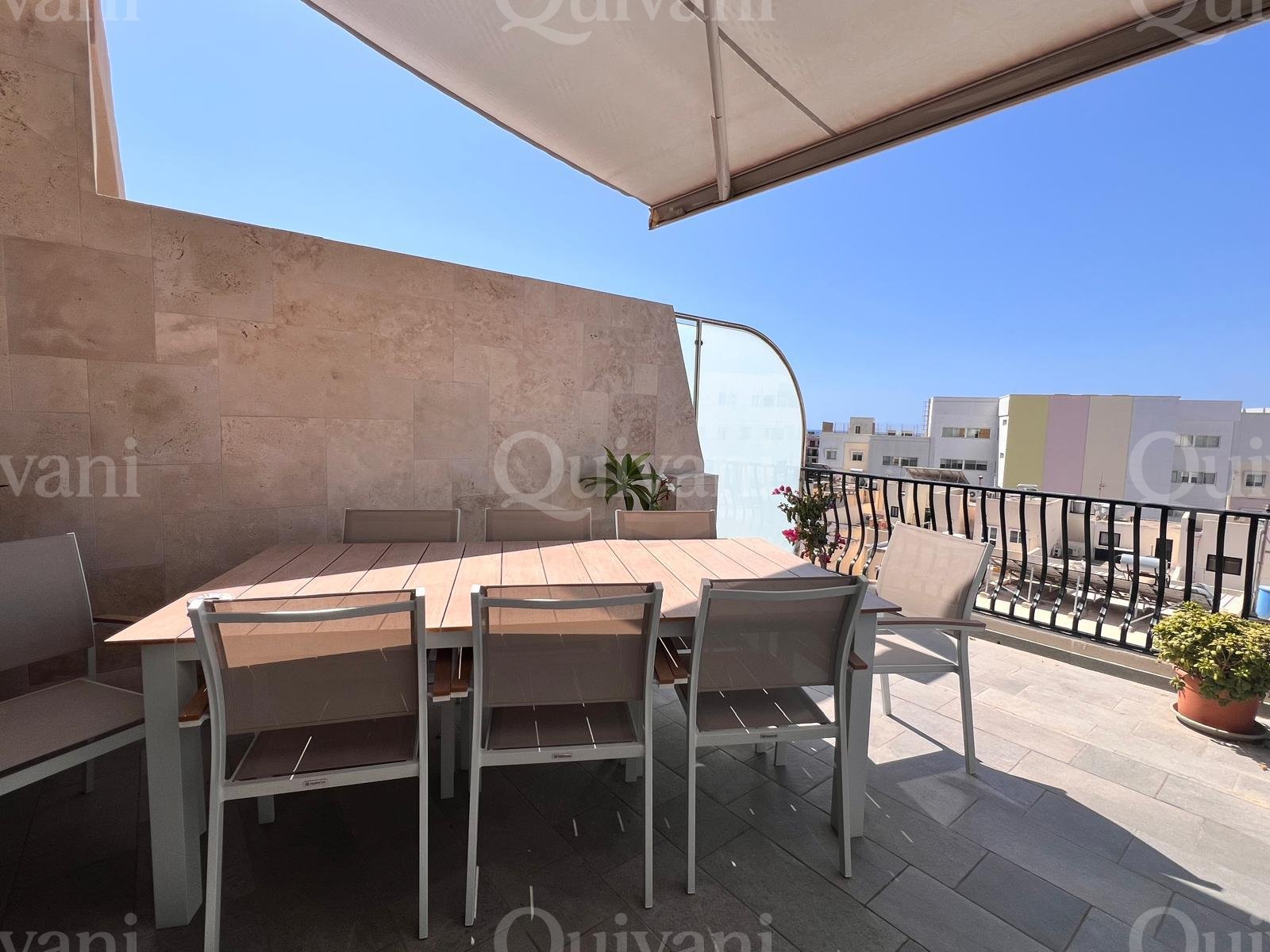 Marsascala, Furnished, Penthouse