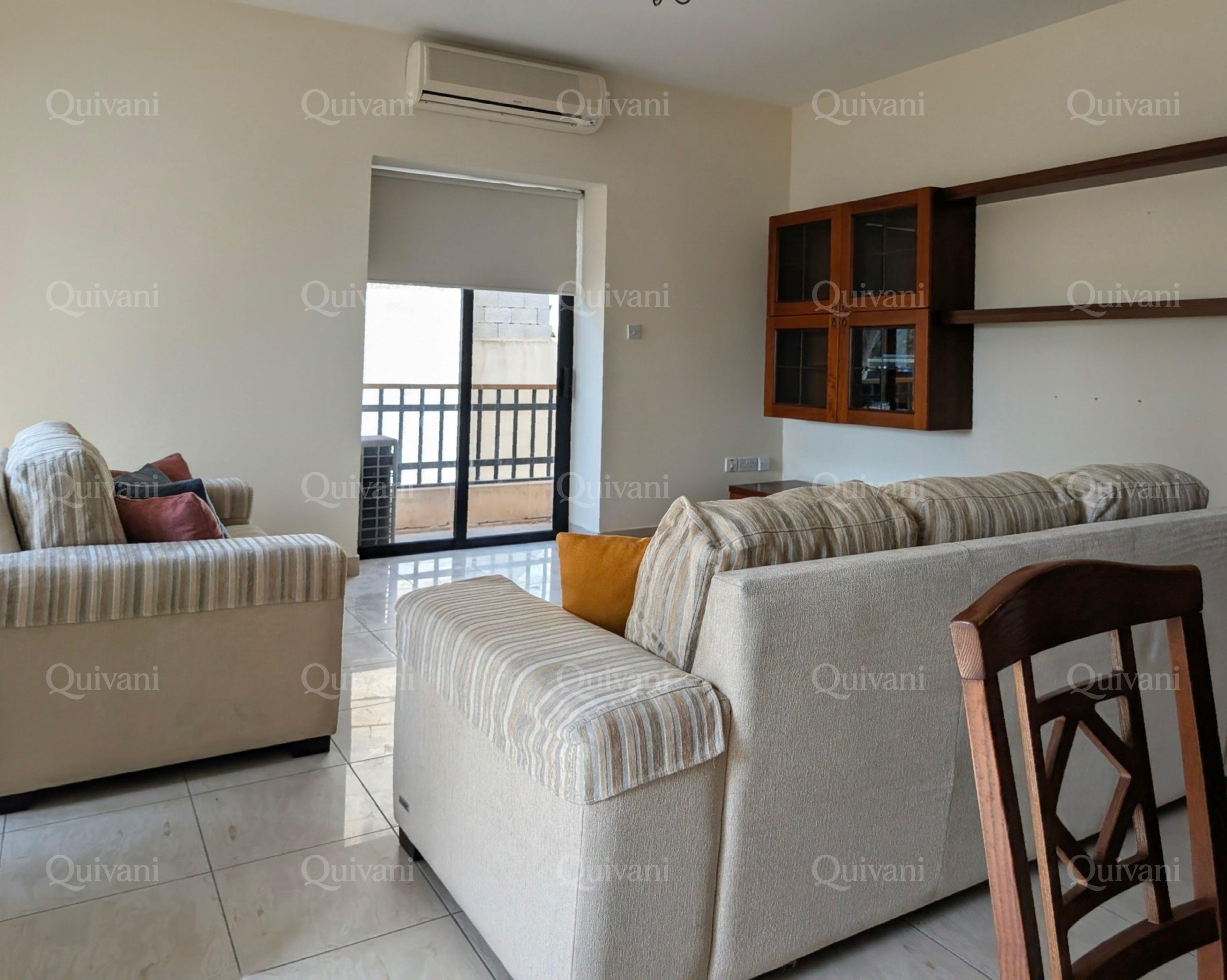 Spacious 3 Bed Furnished Apartment with interconnected Car Space Included