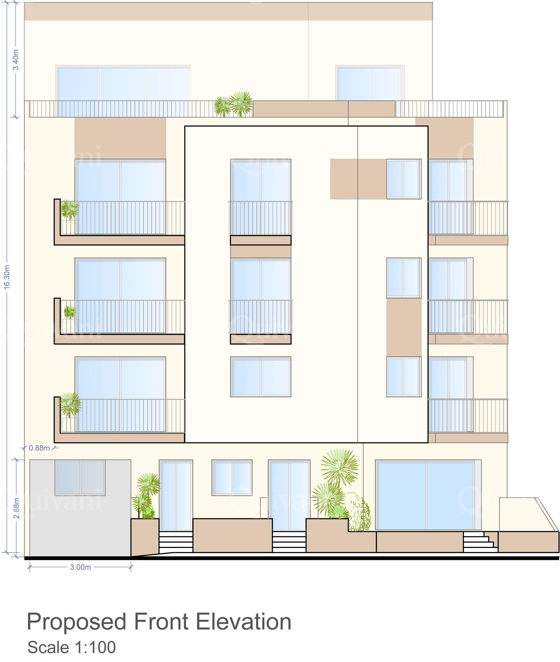 Hamrun, Shell form Apartment