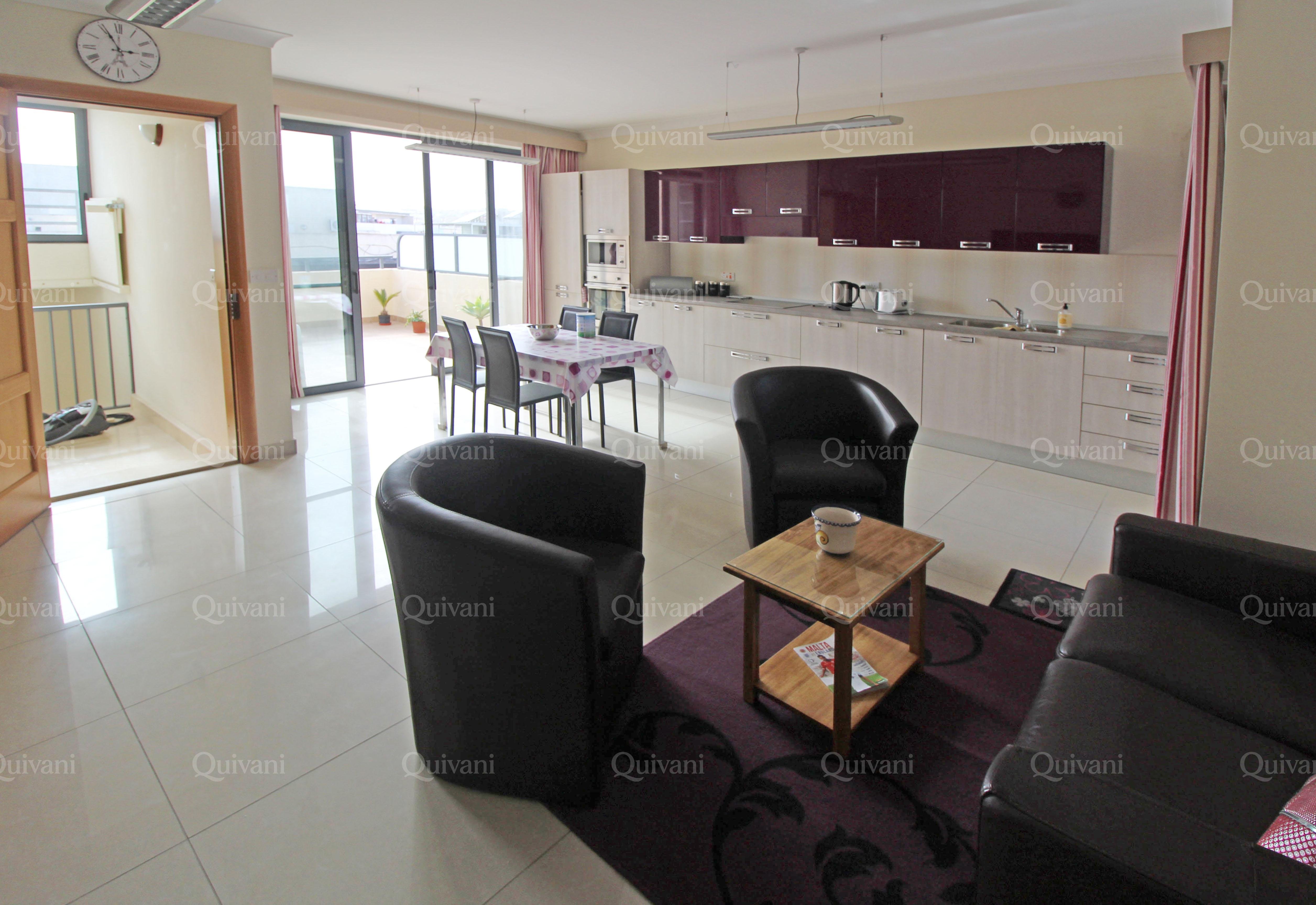 Mosta, Furnished Penthouse