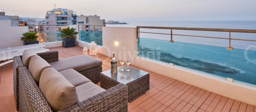 Sliema, Furnished Penthouse