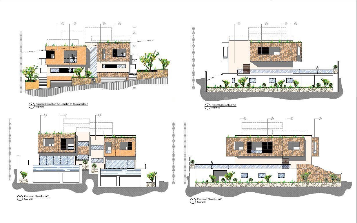 Madliena, Shell Form Semi-detached Villa
