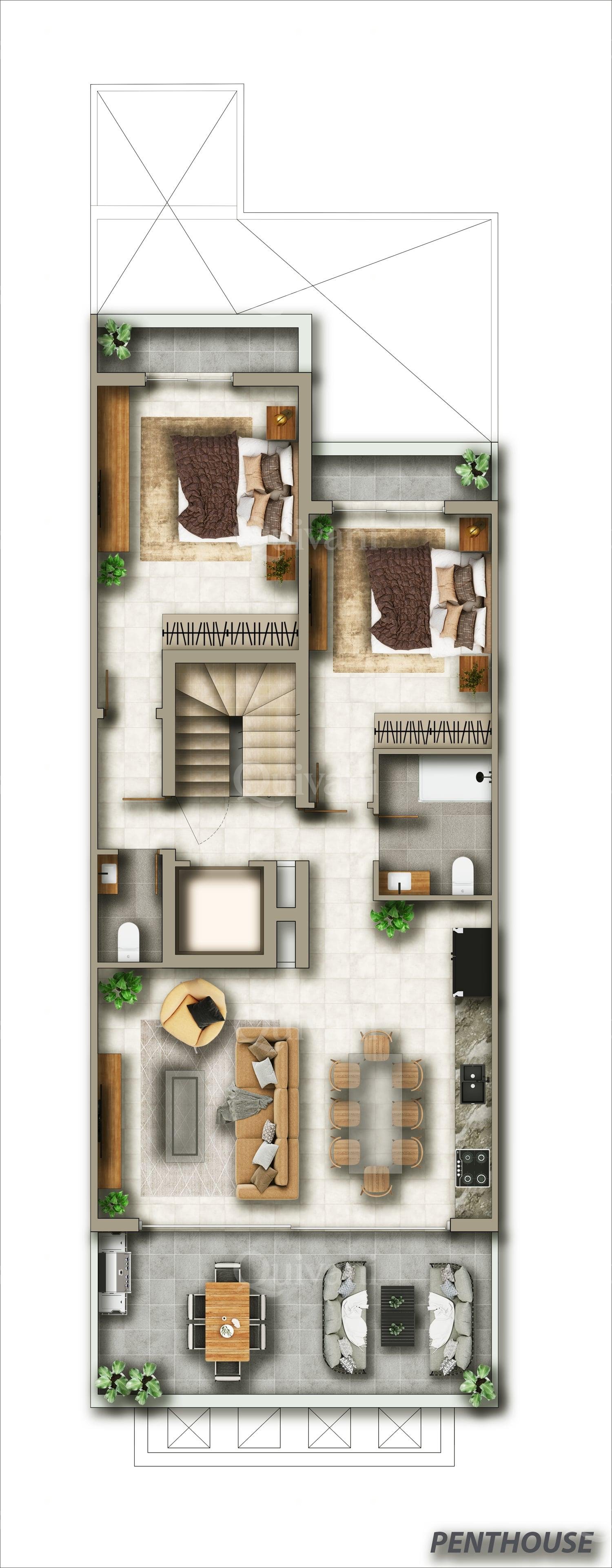 Gzira, Finished Penthouse