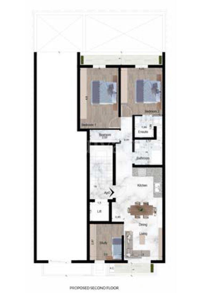 Zejtun Finished Apartment