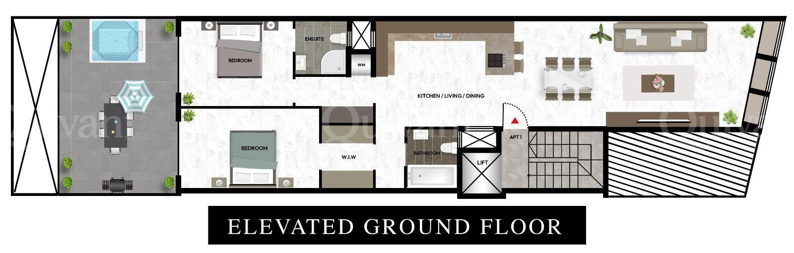 Sliema Finished Apartment Elevated 1st Floor