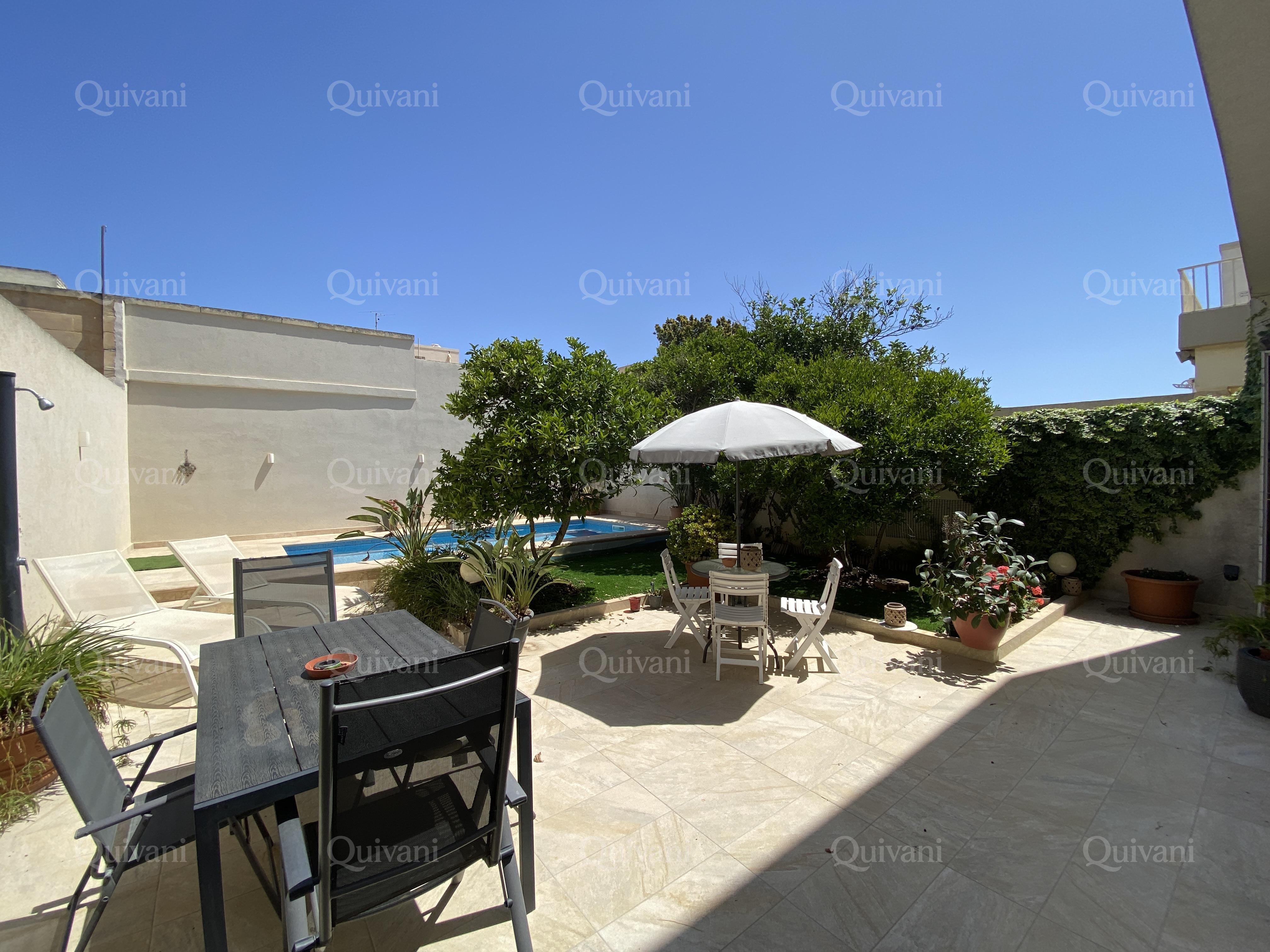 Rabat Furnished Semi-detached Villa with Pool