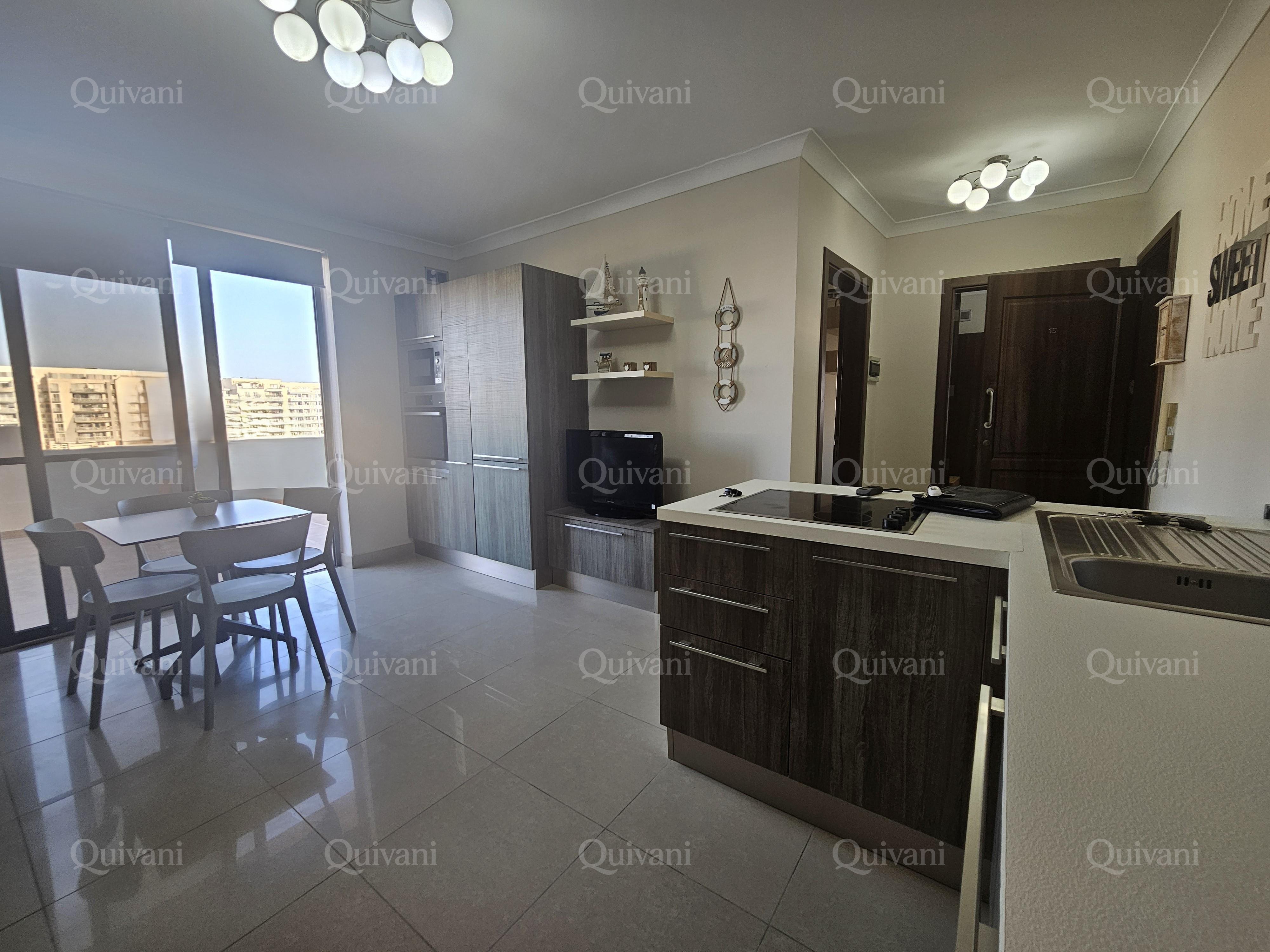 Qawra Furnished Penthouse with Airspace