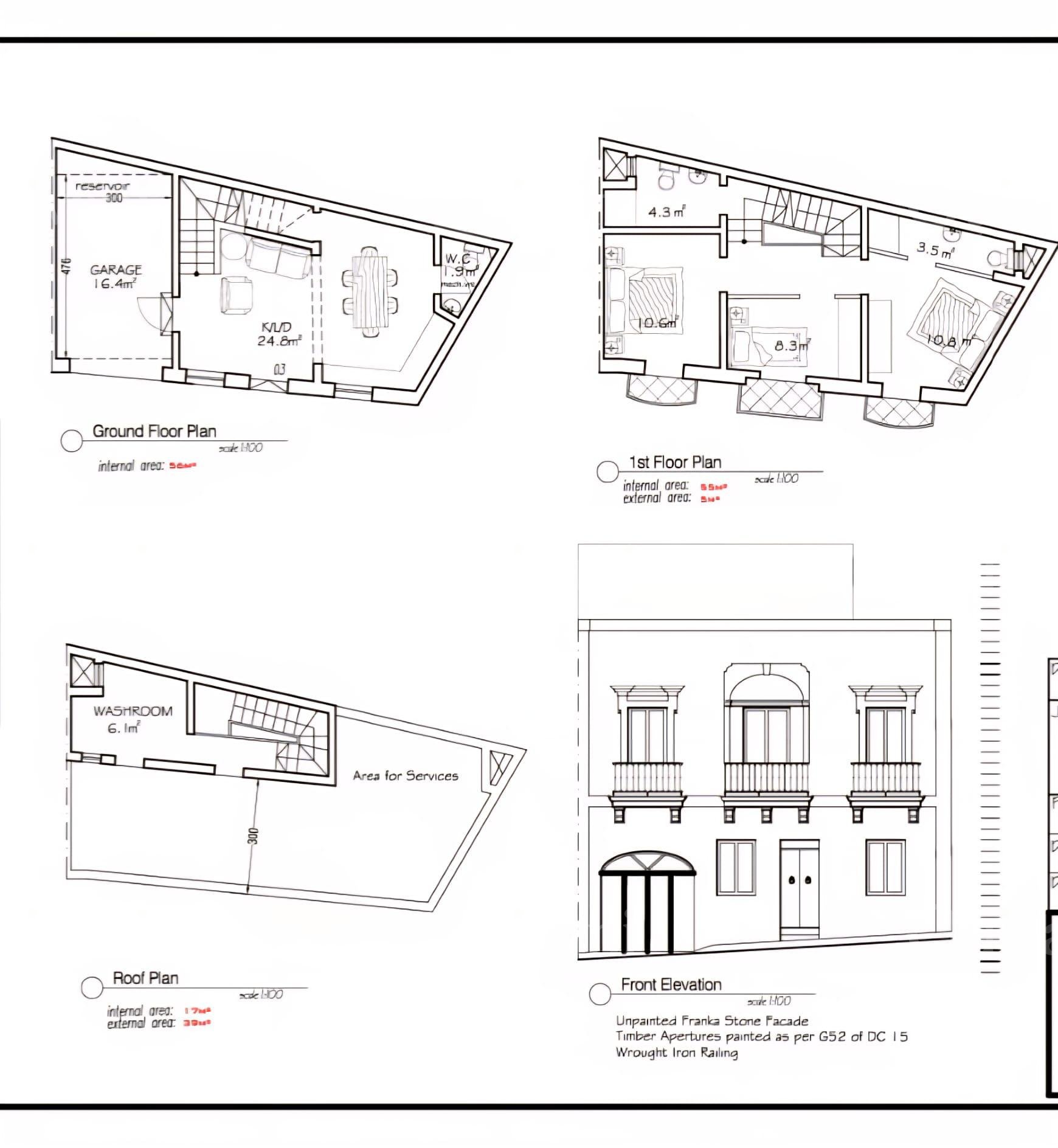 Nadur Shell Form Terraced House