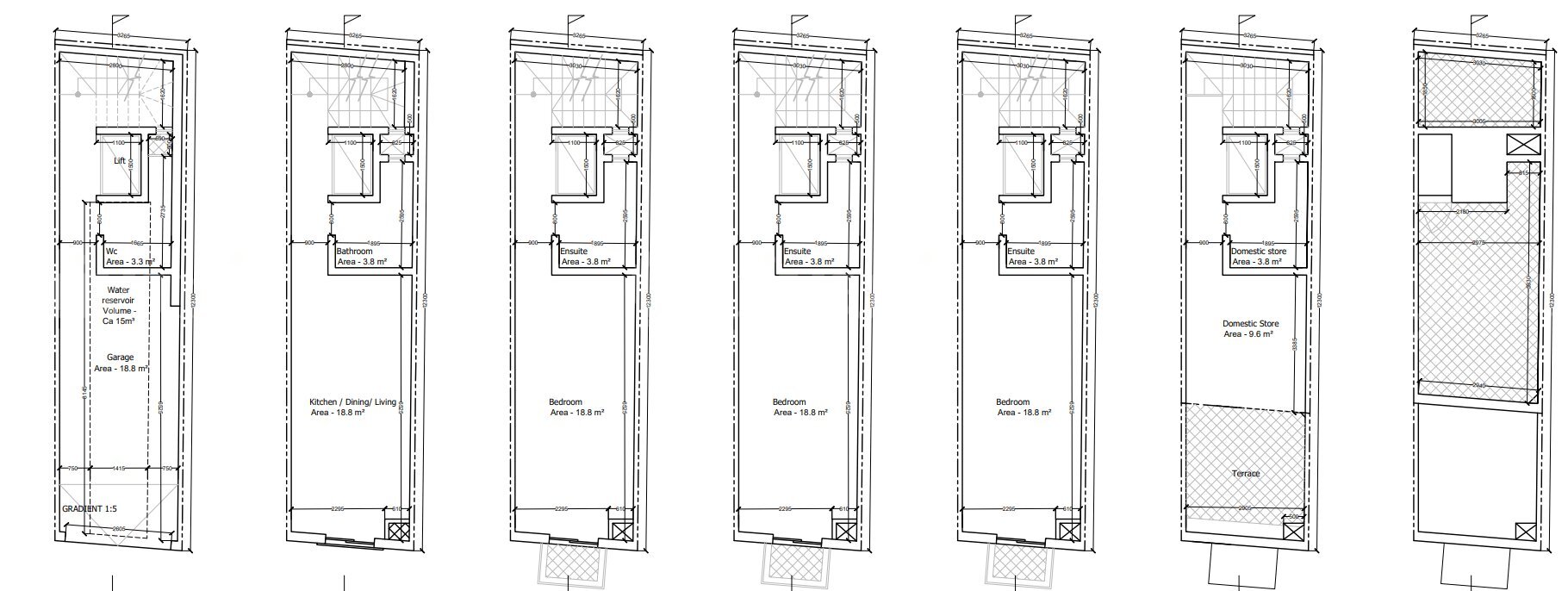 6 Storey House Shell Form